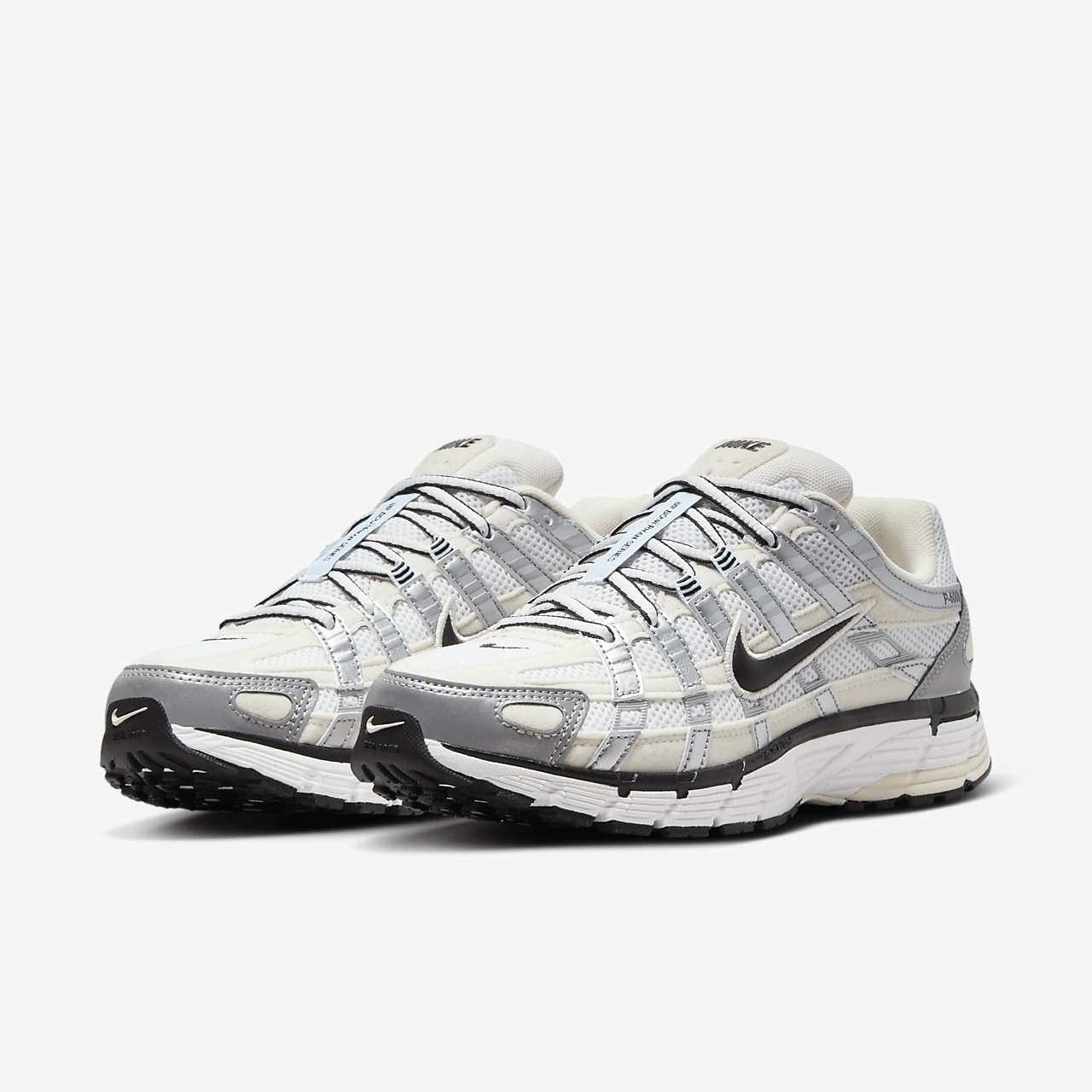 Womens Nike P-6000 Coconut Milk Metallic Silver FV6603-100