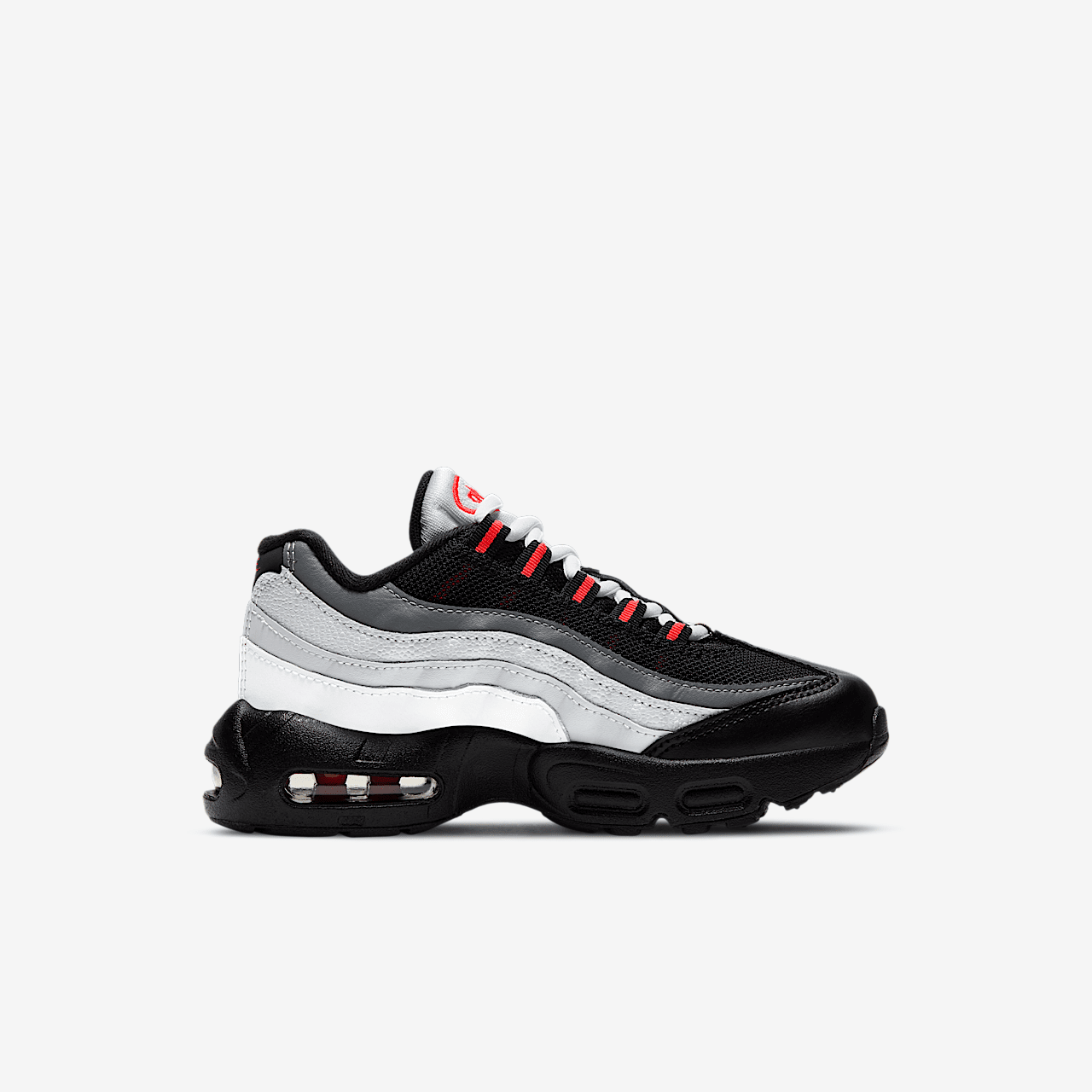 Nike Air Max 95 sneaker Wit/Pure Platinum/Cool Grey/Infrared 23