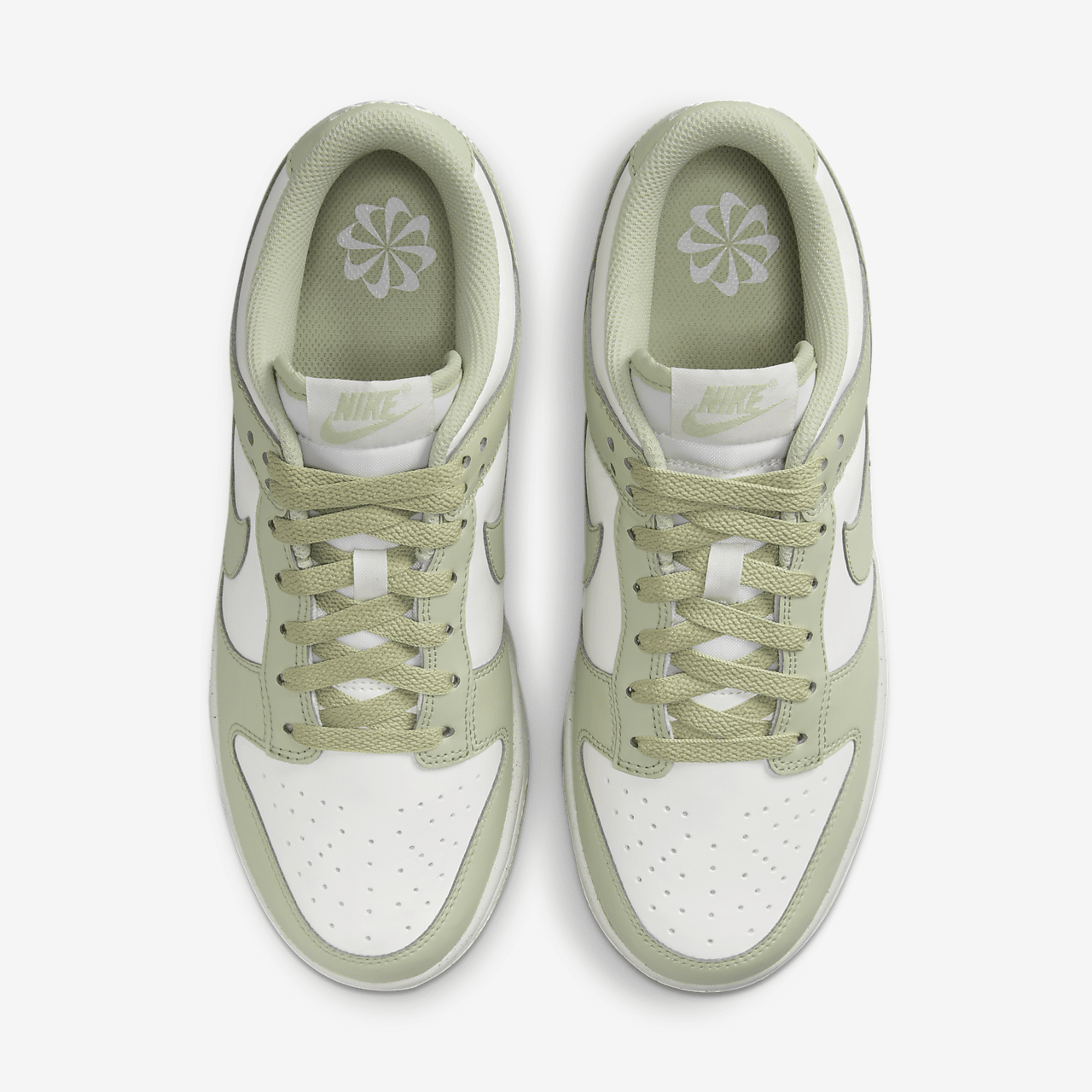 Nike Dunk Low sneaker Olive Aura/Coconut Milk/Wit/Sail