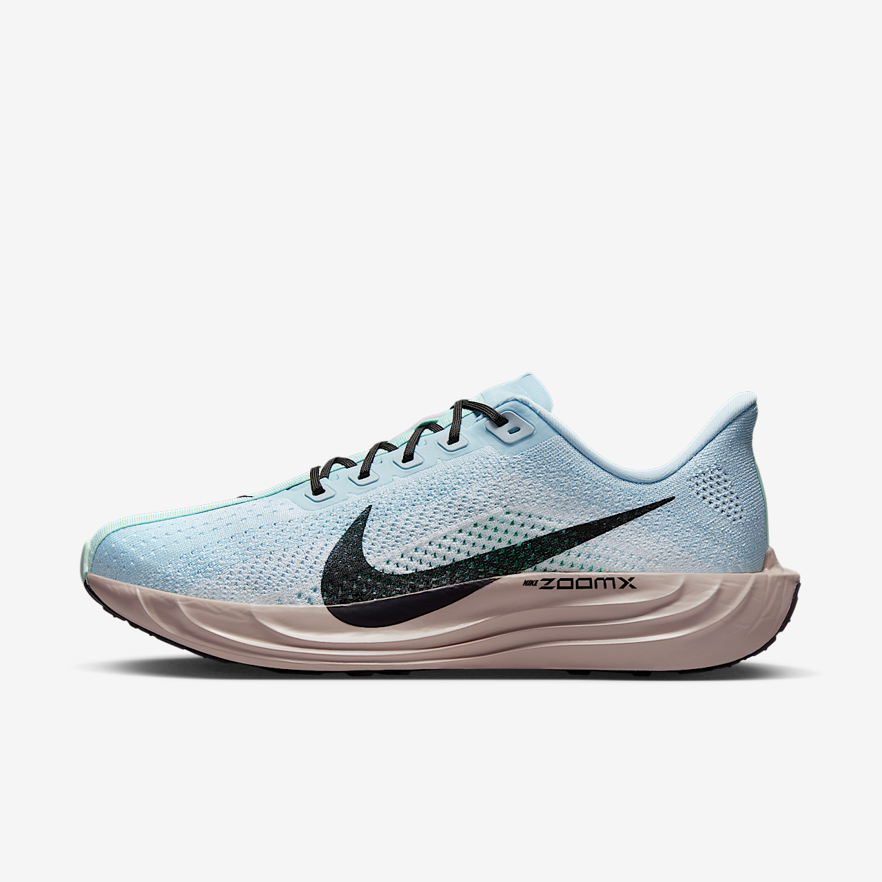Nike Pegasus sneaker Glacier Blue/Mint Foam/Green Shock/Zwart