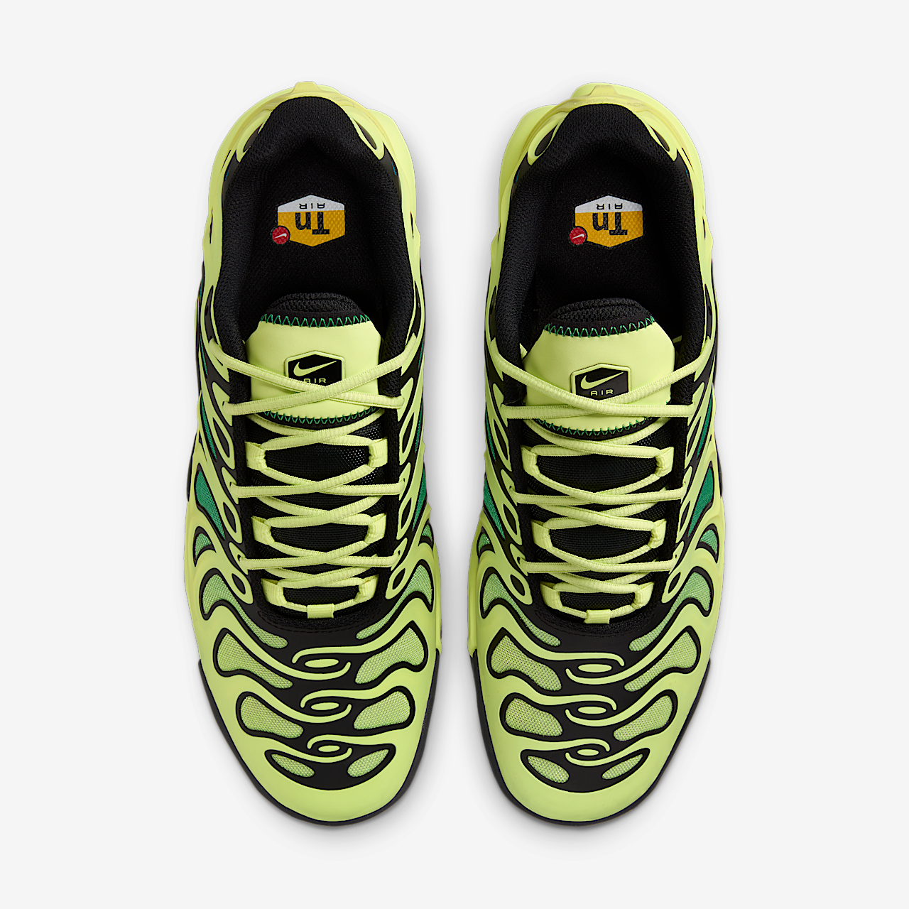 Nike Air Max Plus Drift sneaker Light Lemon Twist/Stadium Green/Photo Blue/Zwart