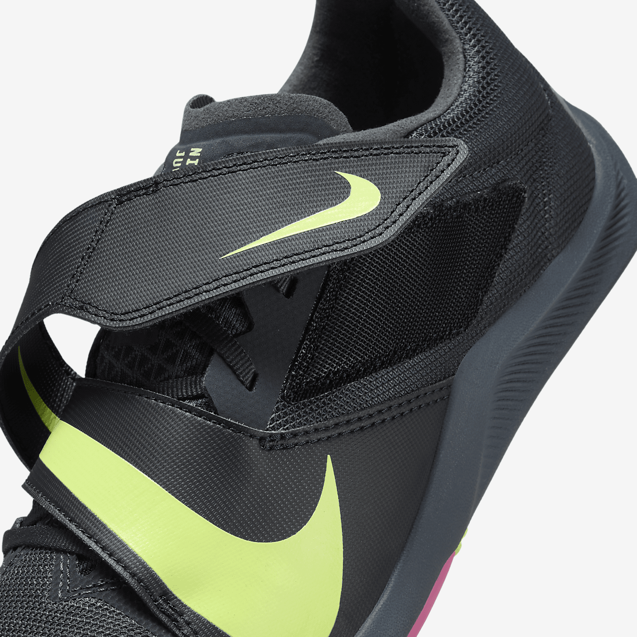 Nike  sneaker Anthracite/Zwart/Light Lemon Twist/Fierce Pink