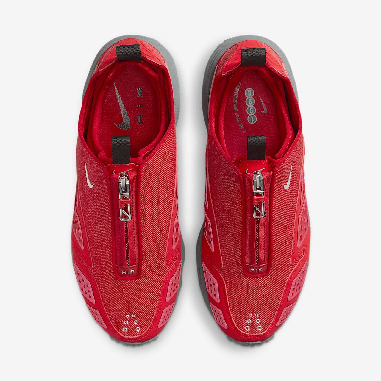 Nike Air Max SNDR sneaker Gym Red/Fire Red/Smoke Grey/Metallic Silver
