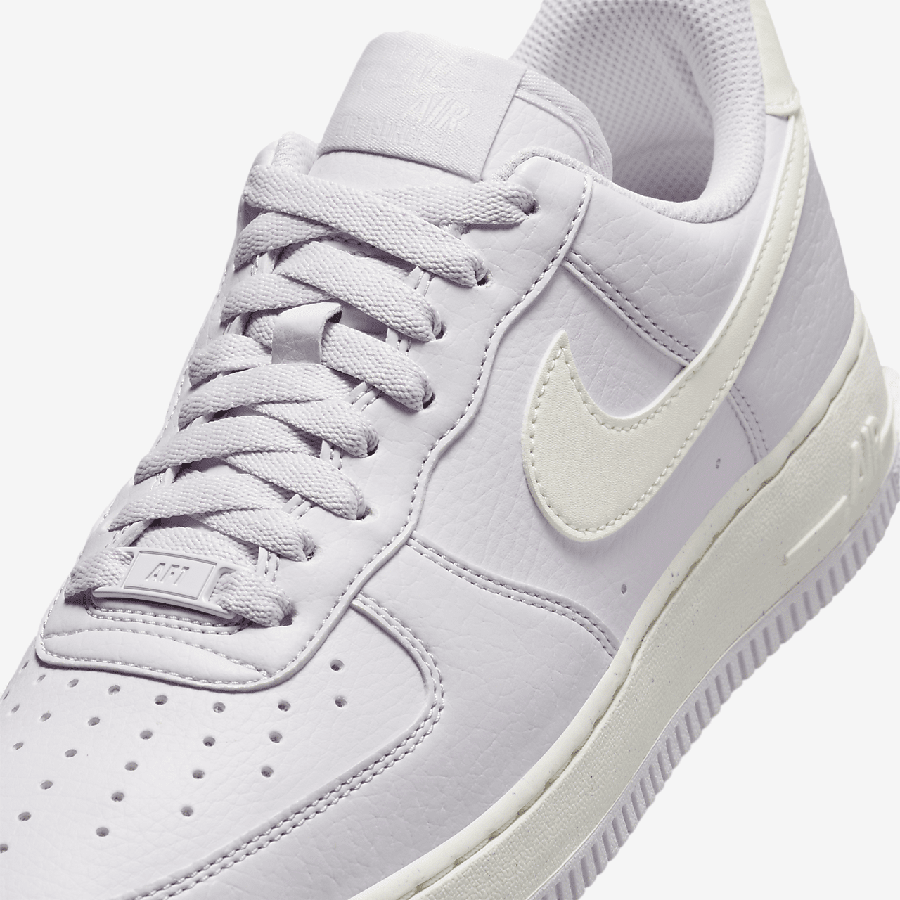 Nike Air Force 1 sneaker Barely Grape/Volt/Zwart/Sail