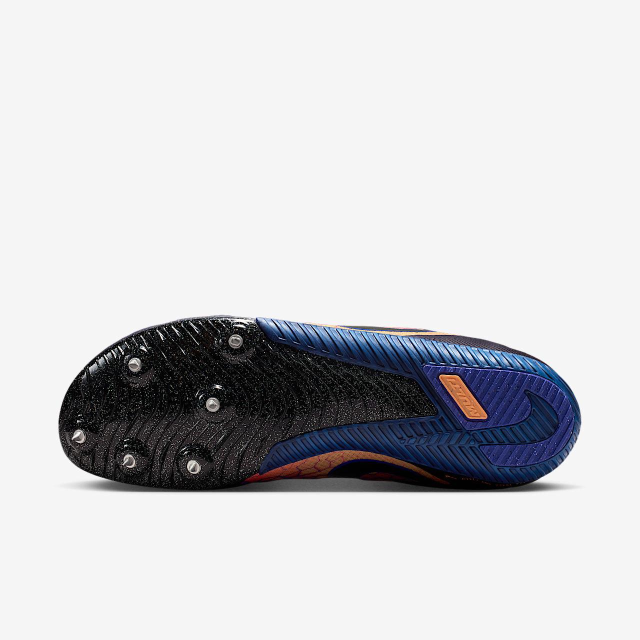 Nike  sneaker Dark Obsidian/Orange Pulse/Indigo Burst/Zwart