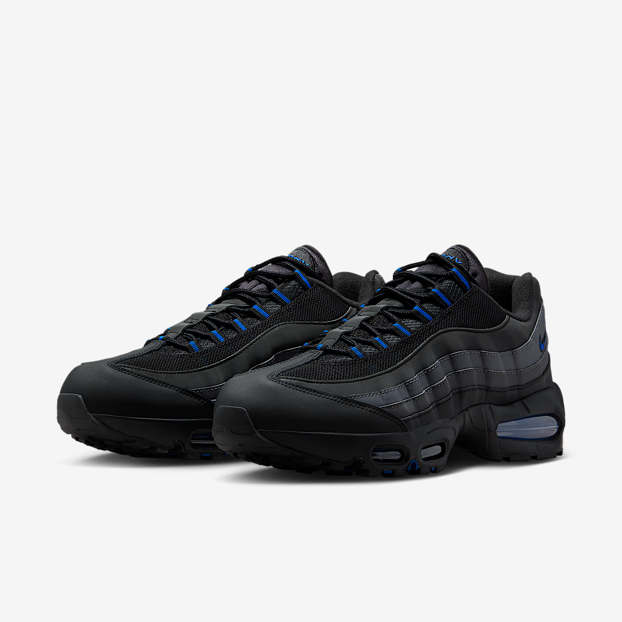 Nike Air Max sneaker Zwart/Zwart/Dark Grey/Game Royal
