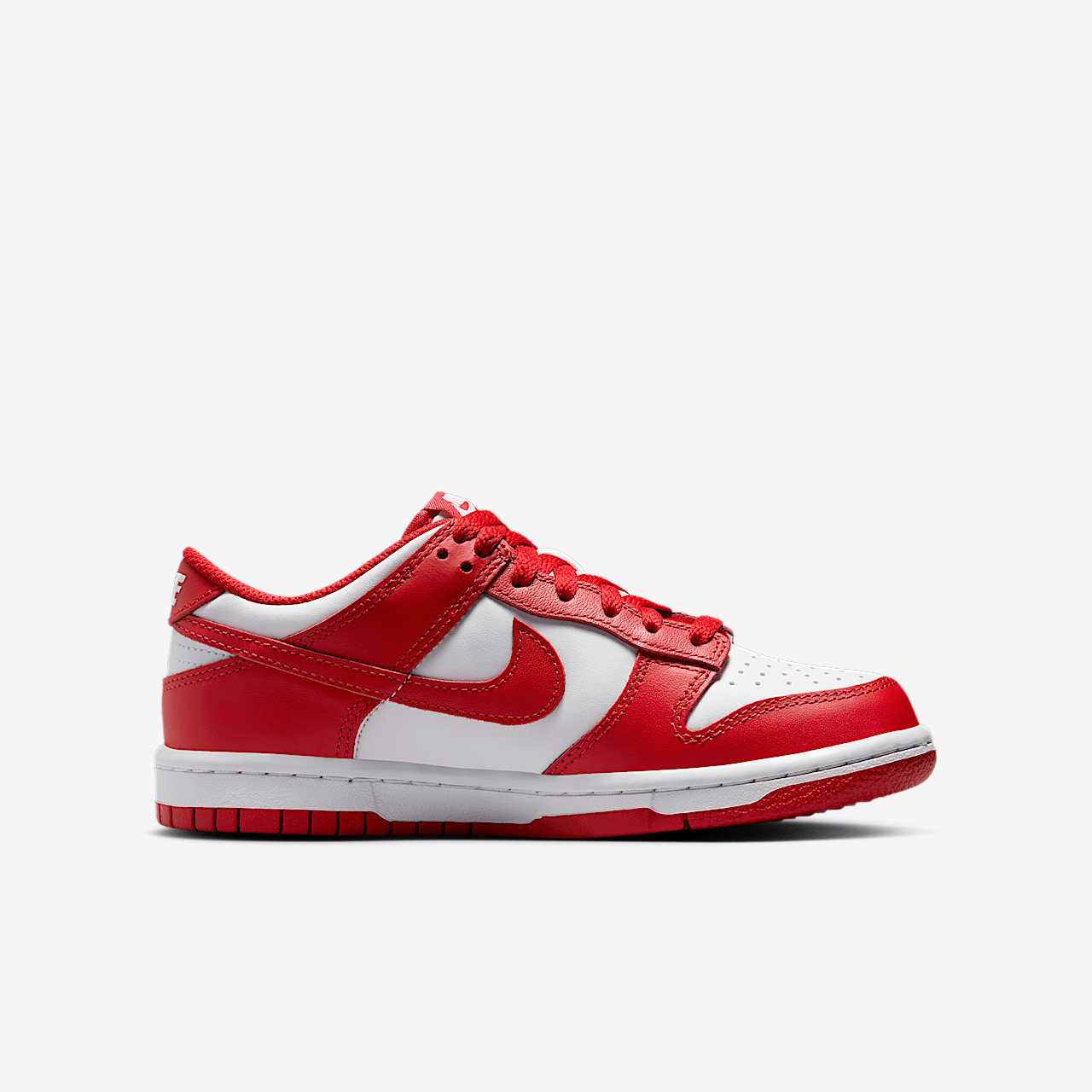 Nike Dunk Low sneaker Wit/University Red