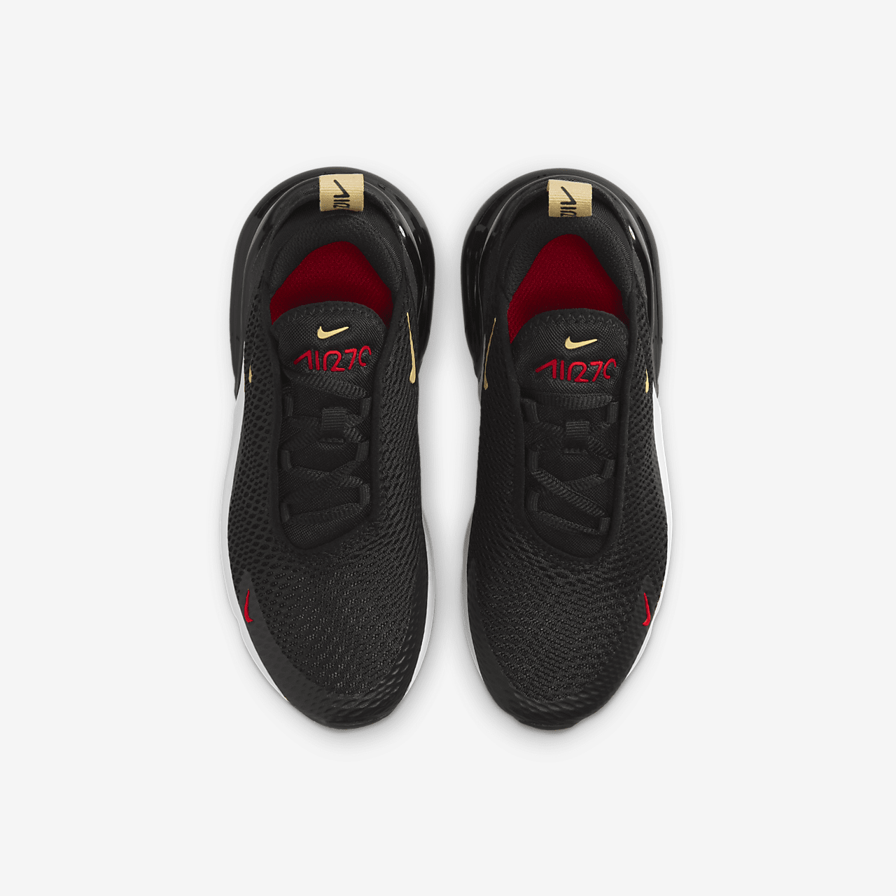 Nike Air max 270 sneaker Zwart/Gym Red/Wit/Saturn Gold