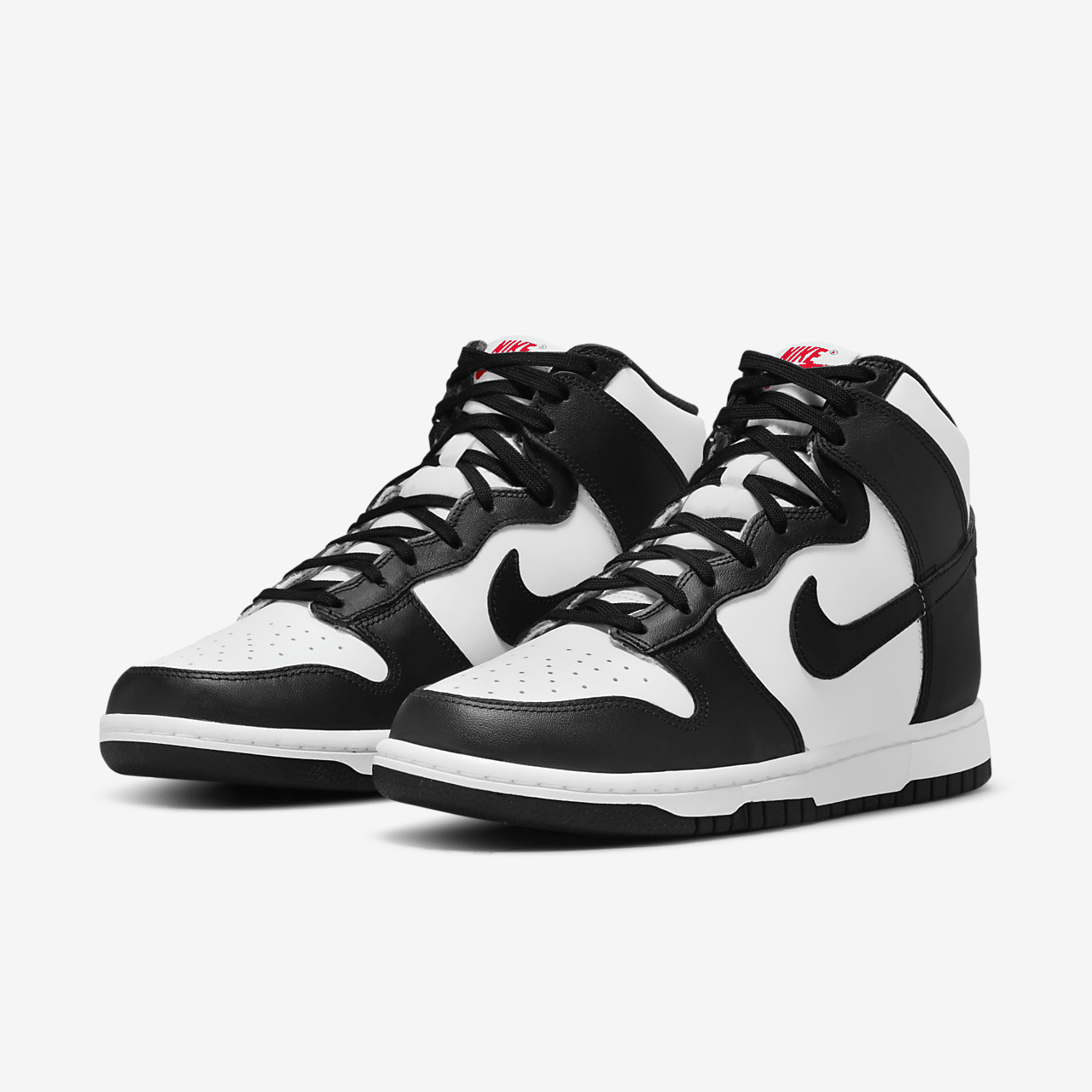 Nike Dunk High sneaker Wit/University Red/Zwart