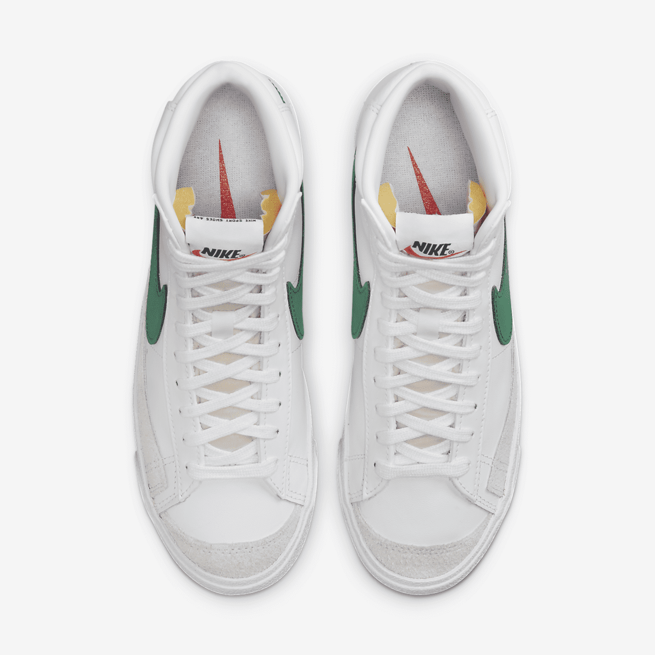 Nike Blazer sneaker Wit/Wit/Peach/Malachite
