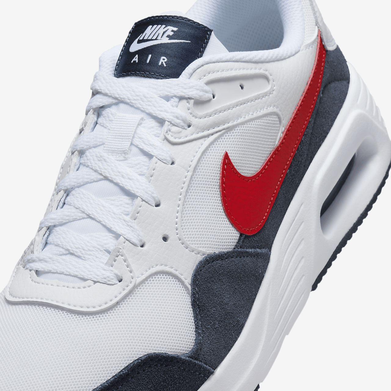 Nike Air Max SC sneaker Wit/Obsidian/University Red