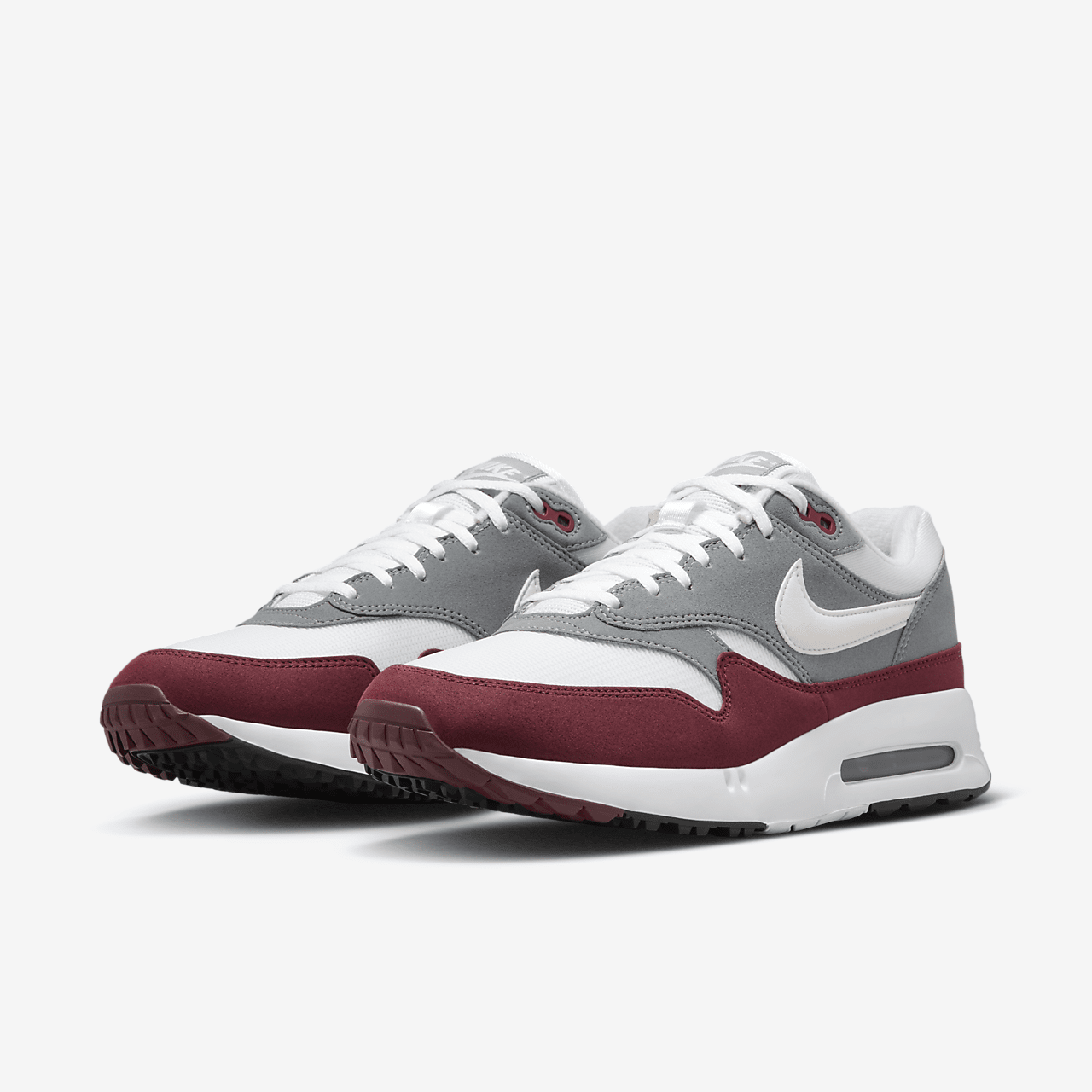 Nike Air Max 1 sneaker Team Red/Cool Grey/Zwart/Wit