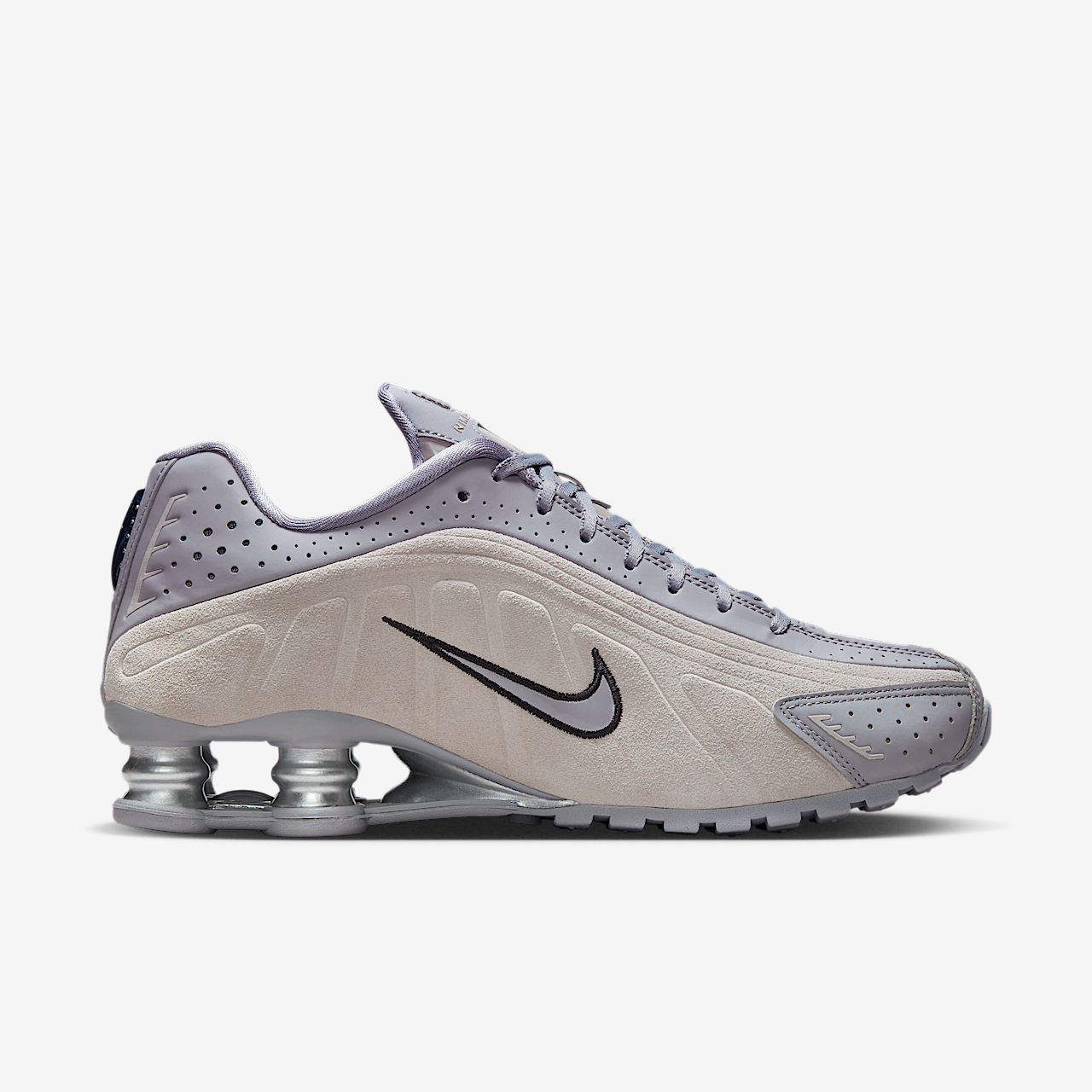 Nike Nike Shox sneaker Cement Grey/College Grey/Metallic Silver/Zwart