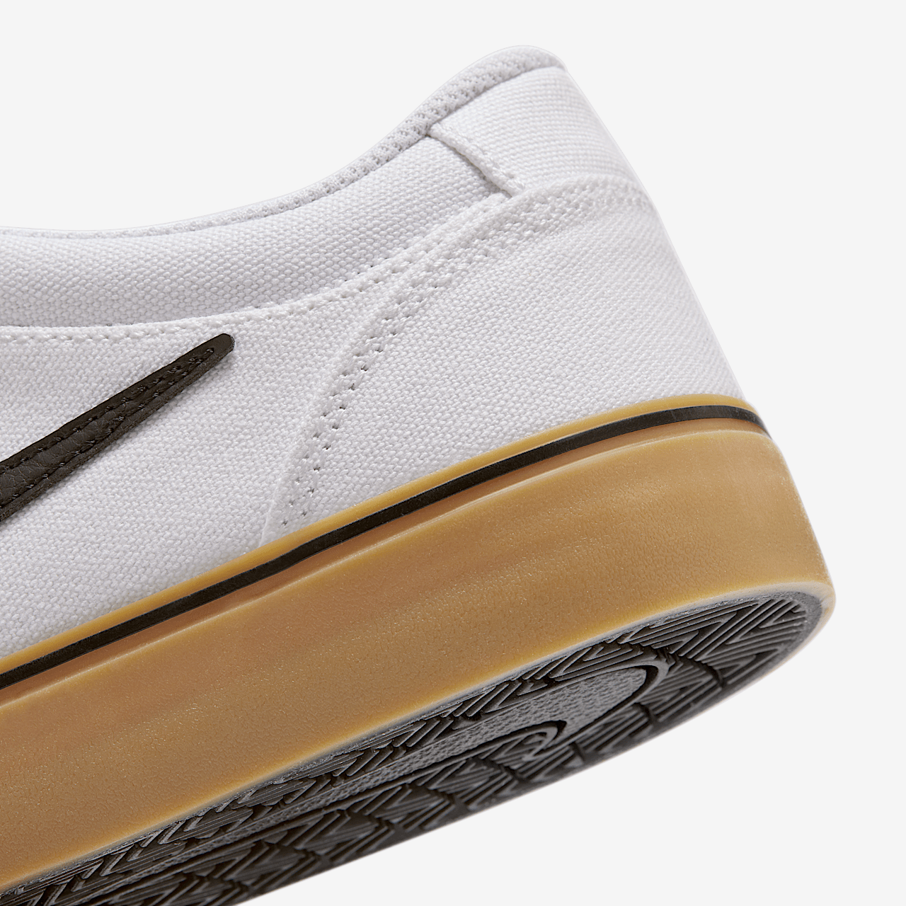 Nike  sneaker Wit/Wit/Gum Light Brown/Zwart
