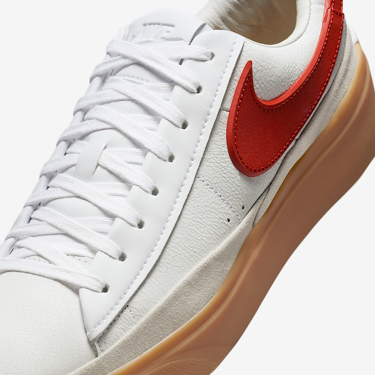 Nike Blazer sneaker Wit/Summit White/Gum Yellow/Dragon Red