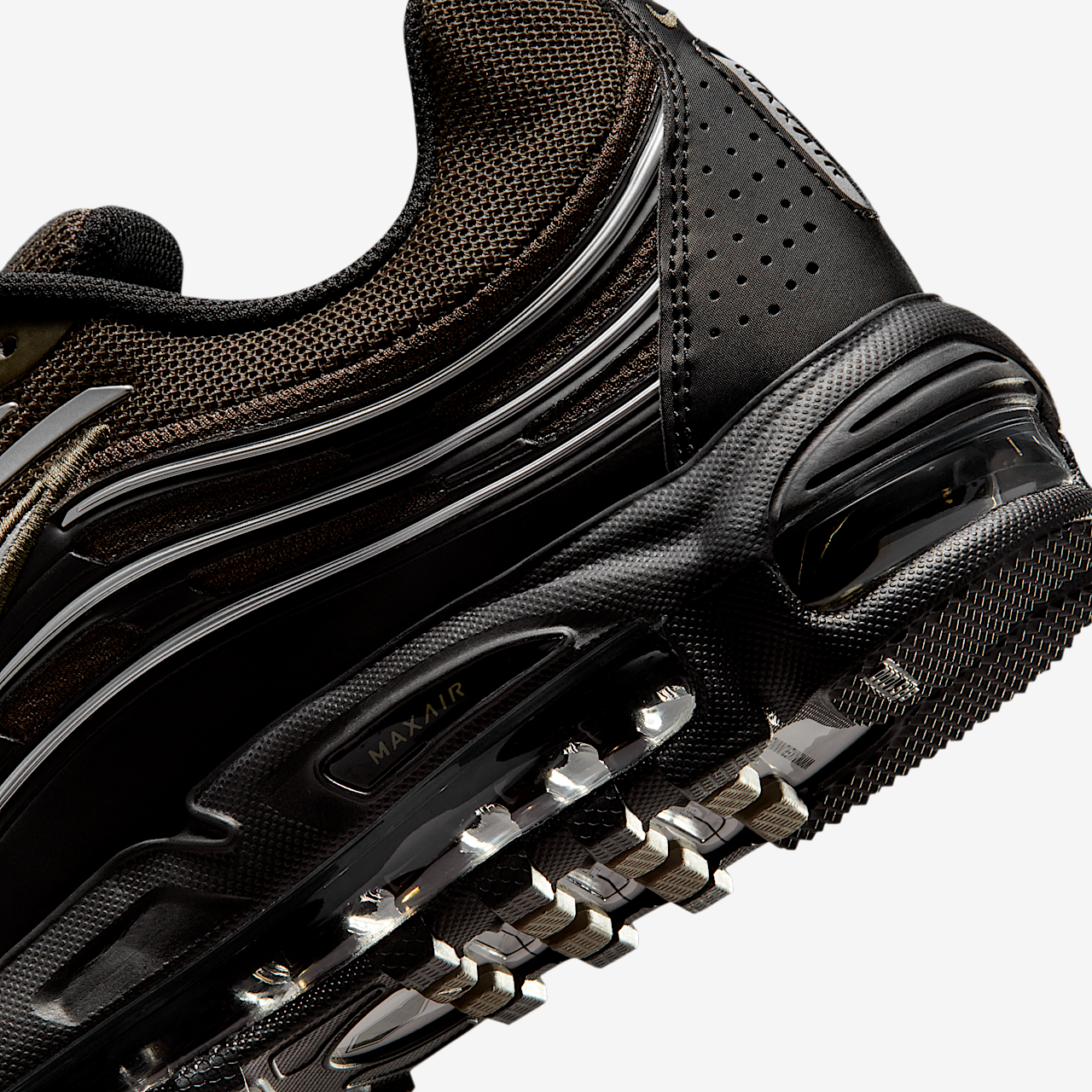 Nike Air Max sneaker Dark Hazel/Zwart/Summit White/Metallic Silver