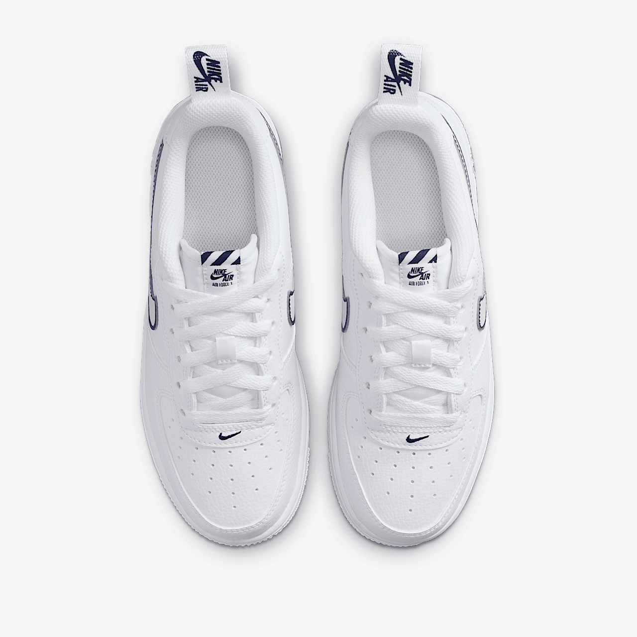 Nike Air Force 1 sneaker Wit/Midnight Navy/Photon Dust
