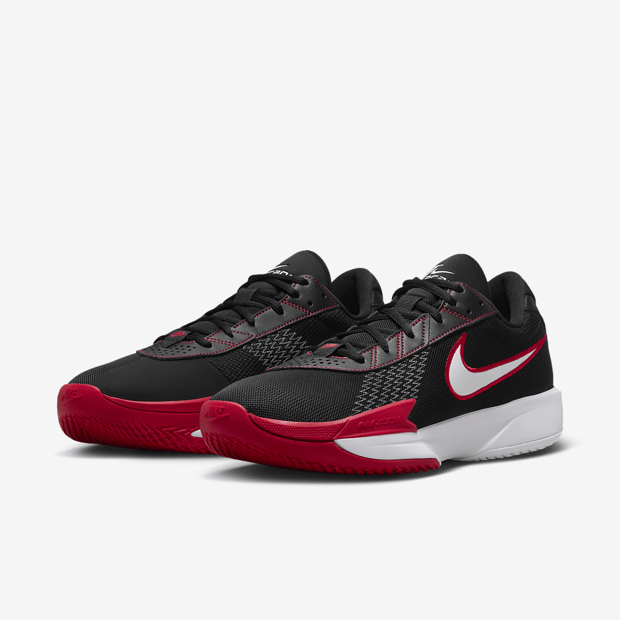 Nike  sneaker Zwart/University Red/Iron Grey/Wit