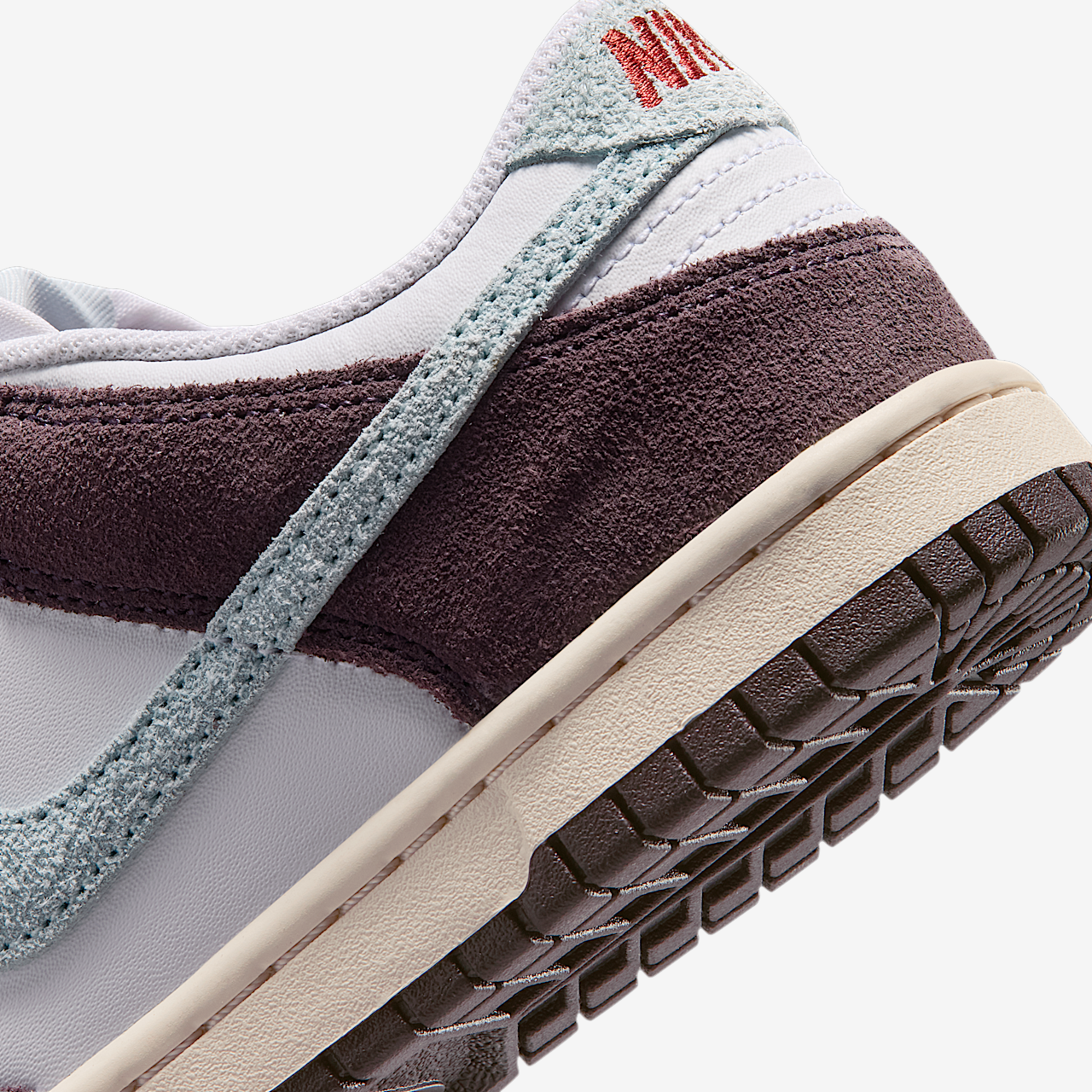 Nike Dunk Low sneaker Wit/Burgundy Ash/Team Crimson/Glacier Blue