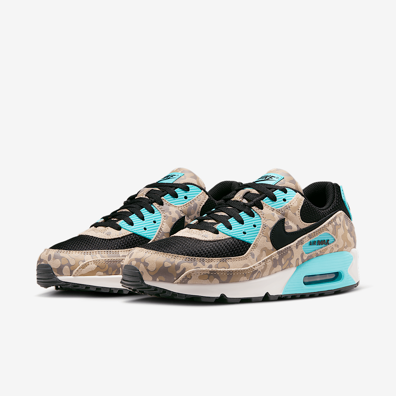 Nike Air Max sneaker Sanddrift/Aurora Green/Khaki/Zwart