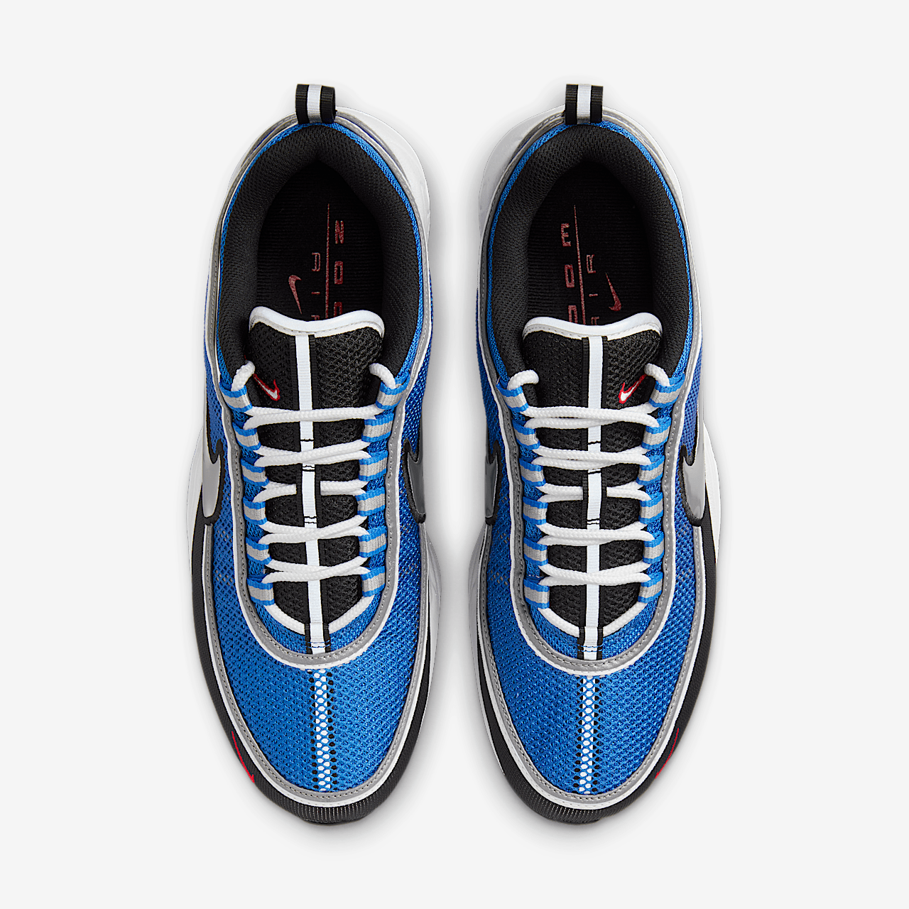 Nike  sneaker Signal Blue/Zwart/Wit/Metallic Luster