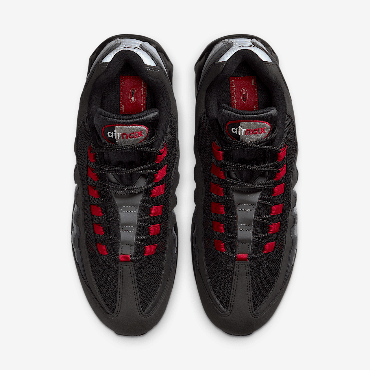 Nike Air Max 95 sneaker Zwart/Dark Smoke Grey/Smoke Grey/Gym Red