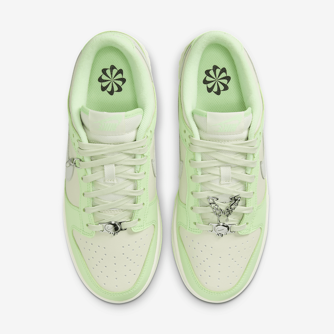 Nike Dunk Low sneaker Sea Glass/Vapor Green/Sail/Light Silver