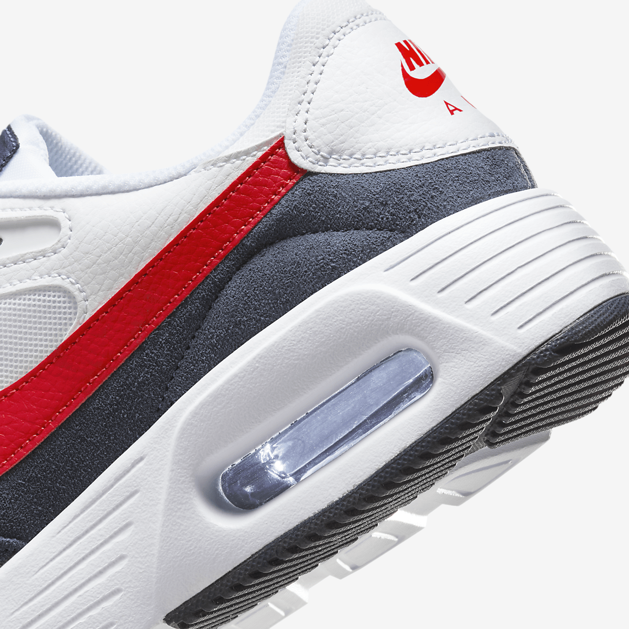 Nike Air Max SC sneaker Wit/Obsidian/University Red