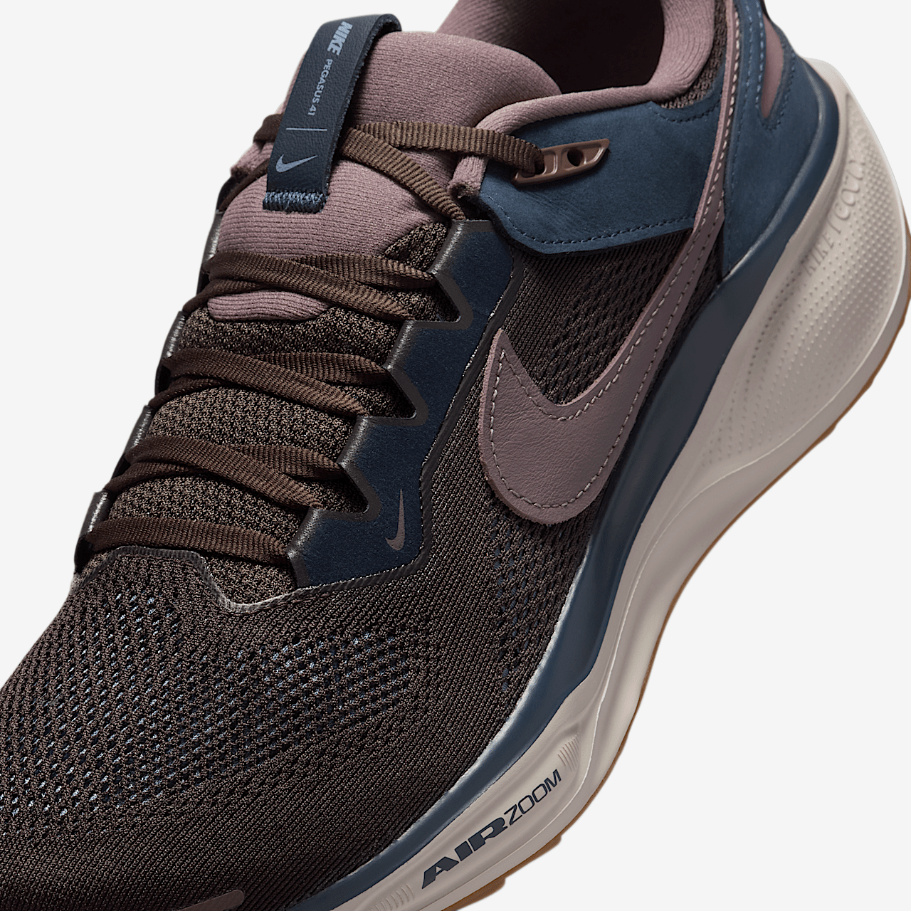 Nike Pegasus sneaker Black Tea/Dark Obsidian/Violet Ore