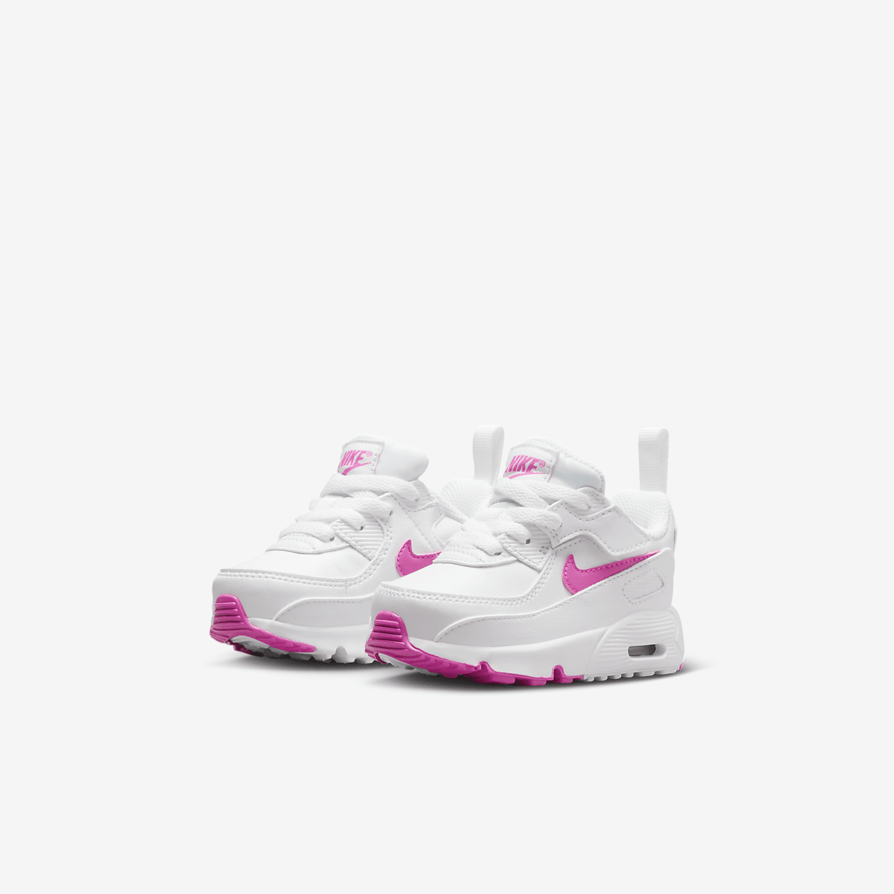 Nike Air max 90 sneaker Wit/Laser Fuchsia