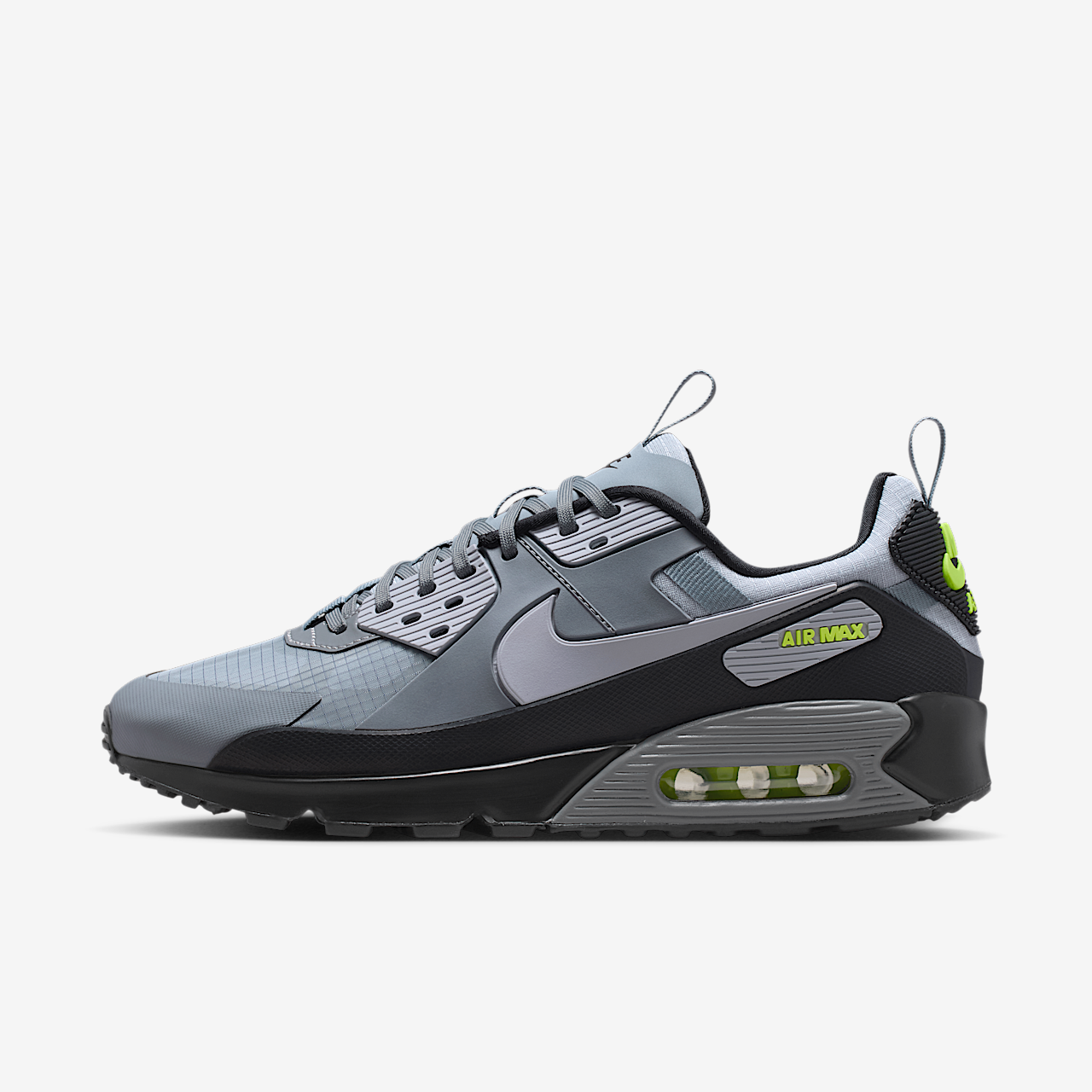Nike Air Max sneaker Cool Grey/Volt/Zwart/Wolf Grey