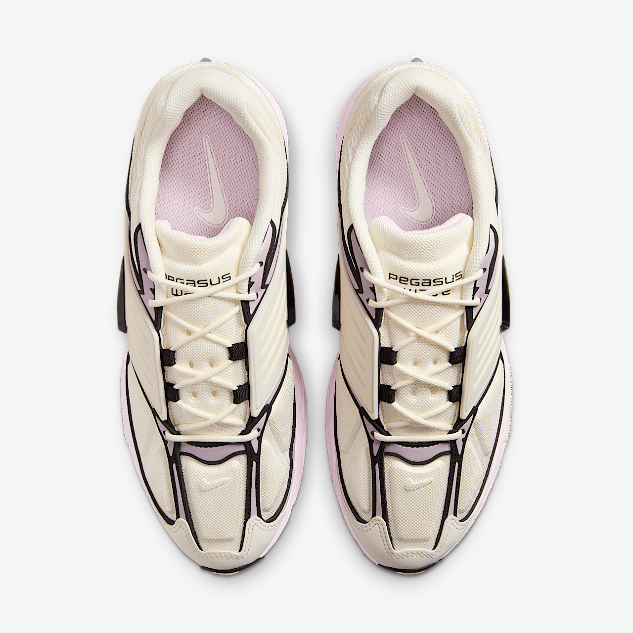 Nike Nike Air Pegasus Wave sneaker Pale Ivory/Pink Foam/Zwart