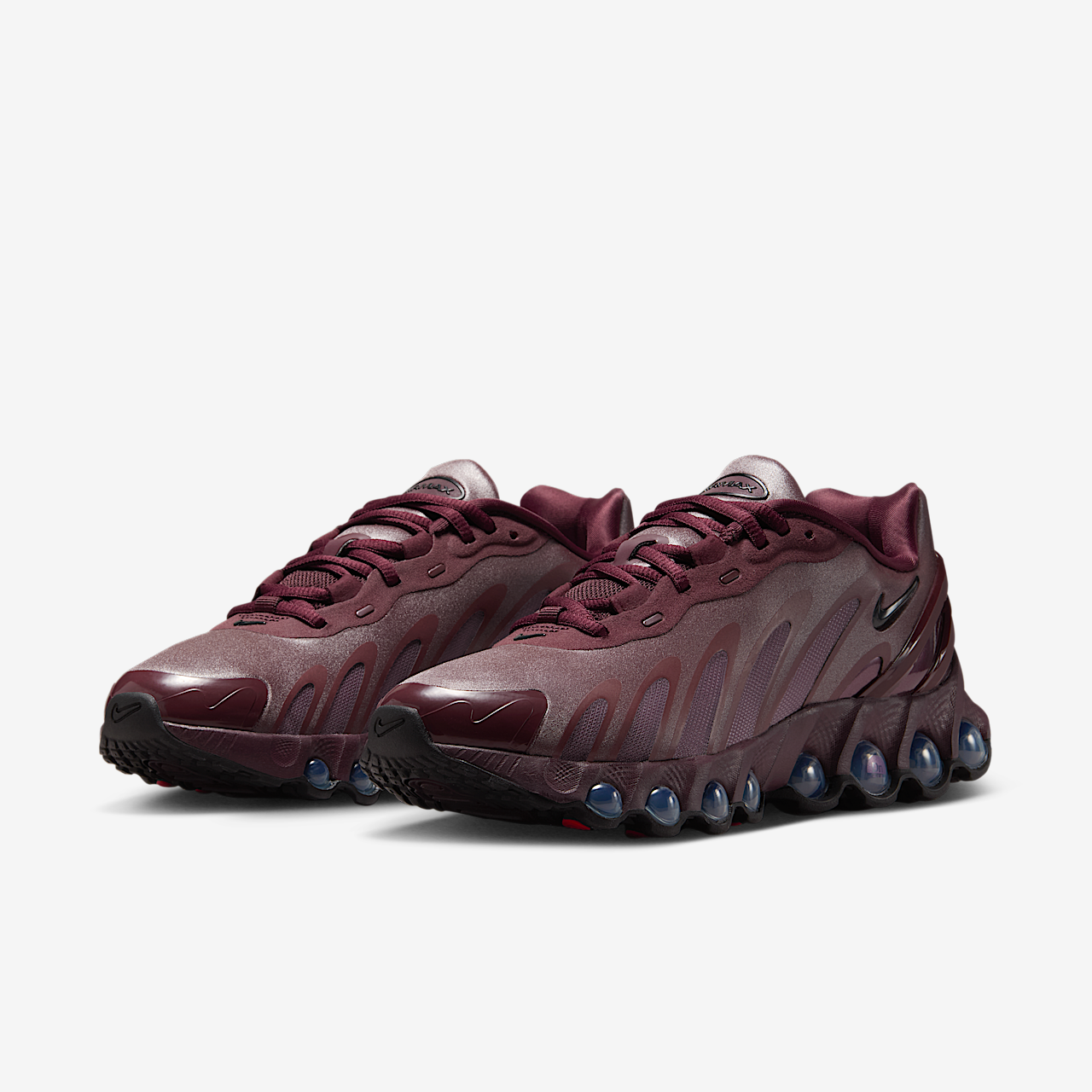 Nike Air Max DN sneaker Burgundy Crush/Burgundy Crush/Metallic Silver/Zwart