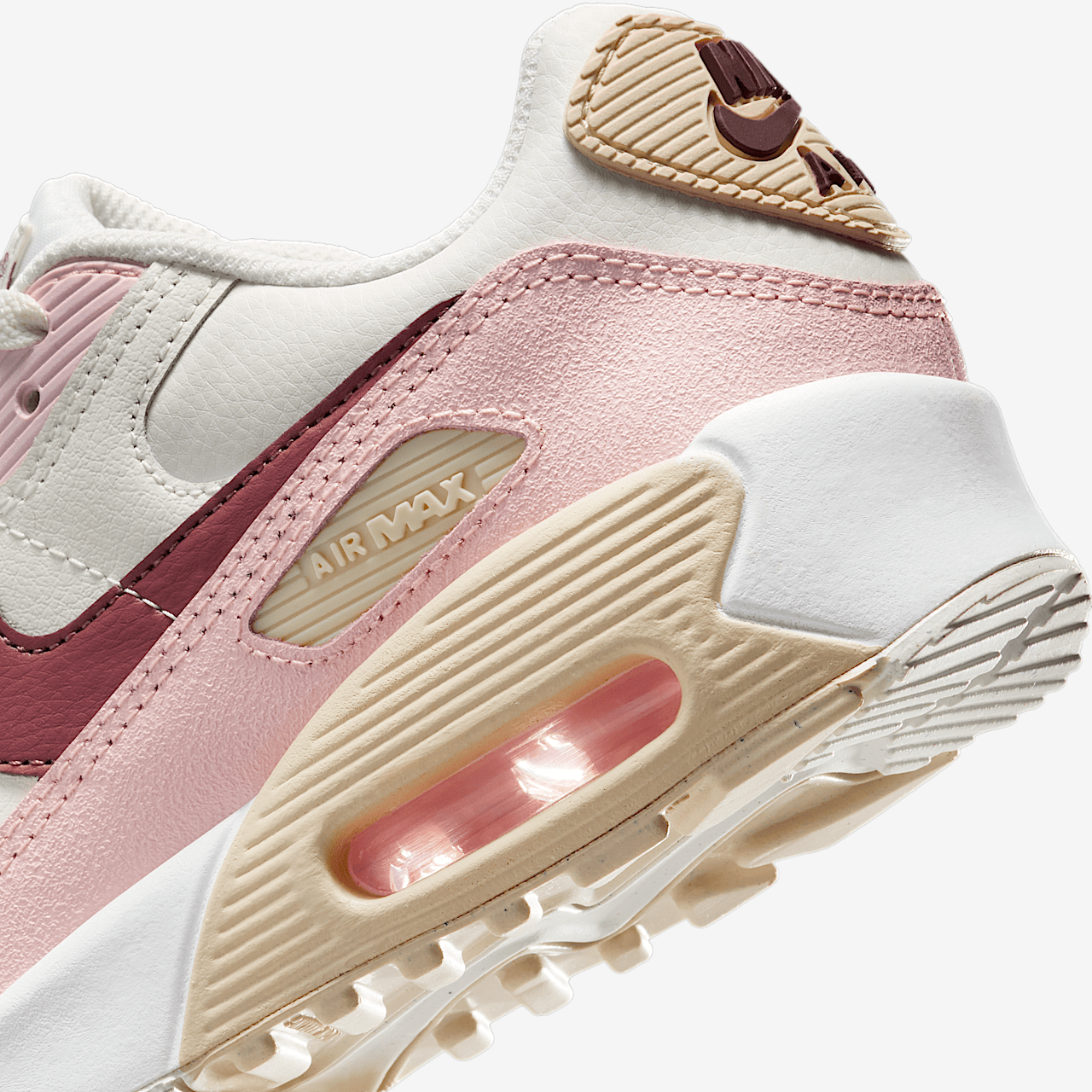 Nike Air max 90 sneaker Phantom/Echo Pink/Sail/Dark Team Red