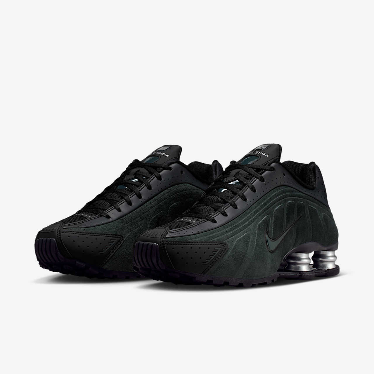 Nike Nike Shox sneaker Zwart/Metallic Silver/Seaweed