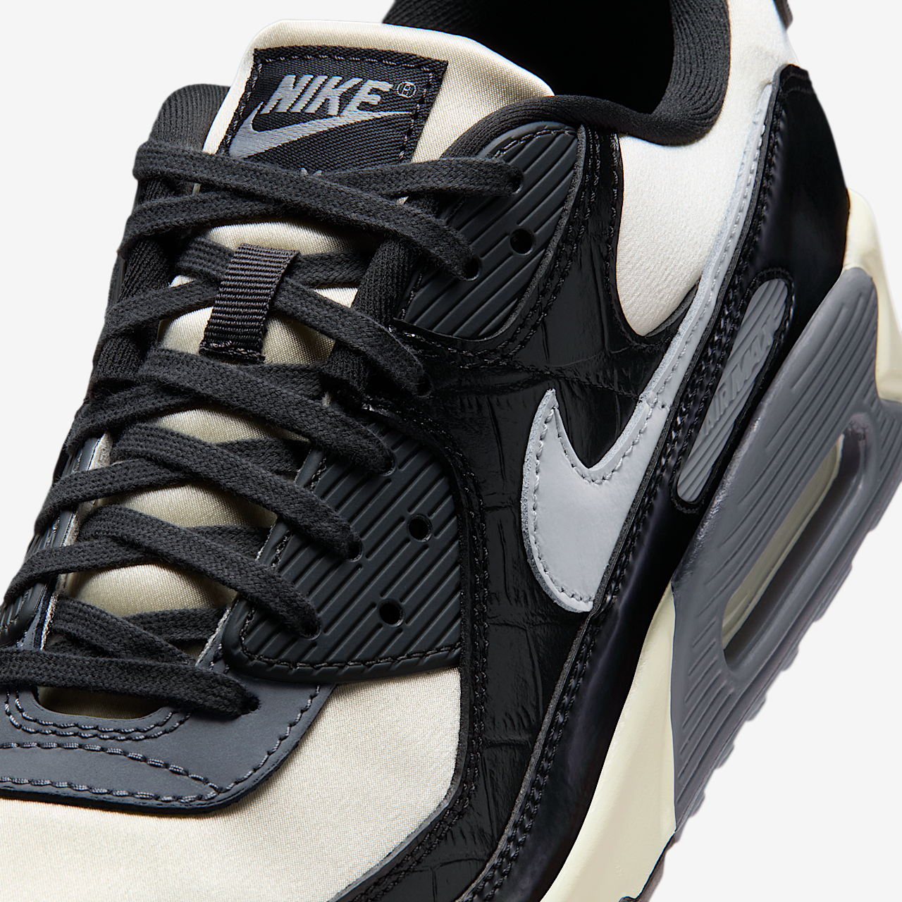 Nike Air Max sneaker Sail/Zwart/Anthracite/Light Smoke Grey