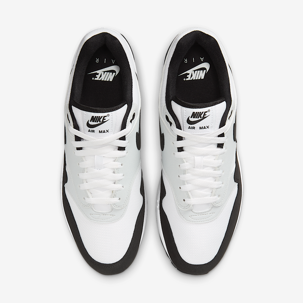 Nike Air Max 1 sneaker Wit/Pure Platinum/Zwart