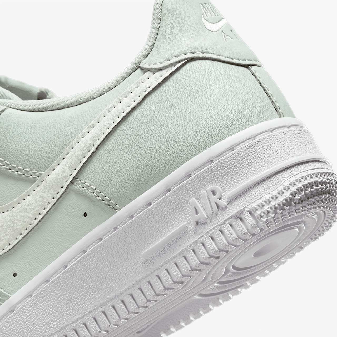 Nike Air Force 1 sneaker Light Silver/Spruce Aura/Wit/Sail
