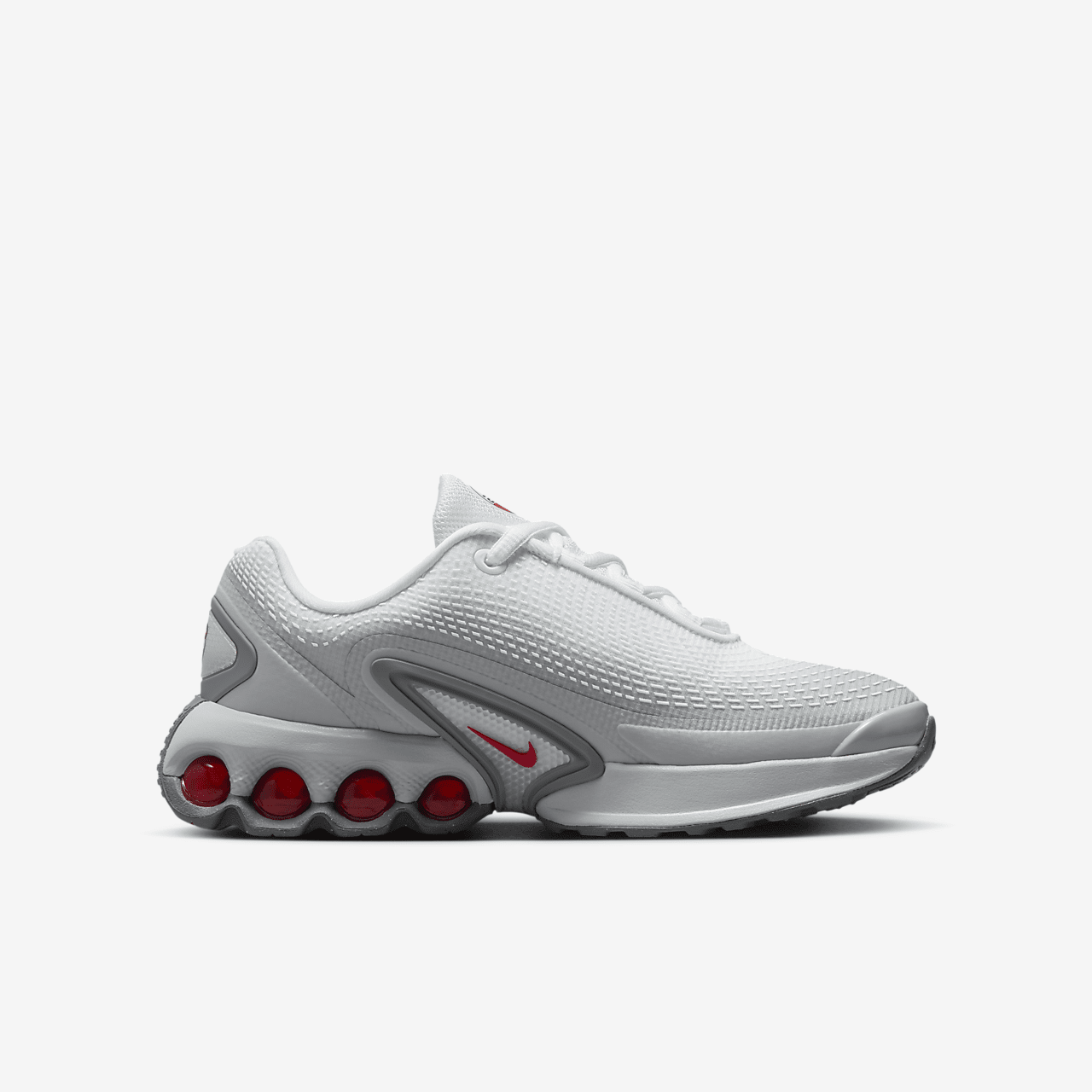 Nike Air Max DN sneaker Light Smoke Grey/Wit/Smoke Grey/University Red