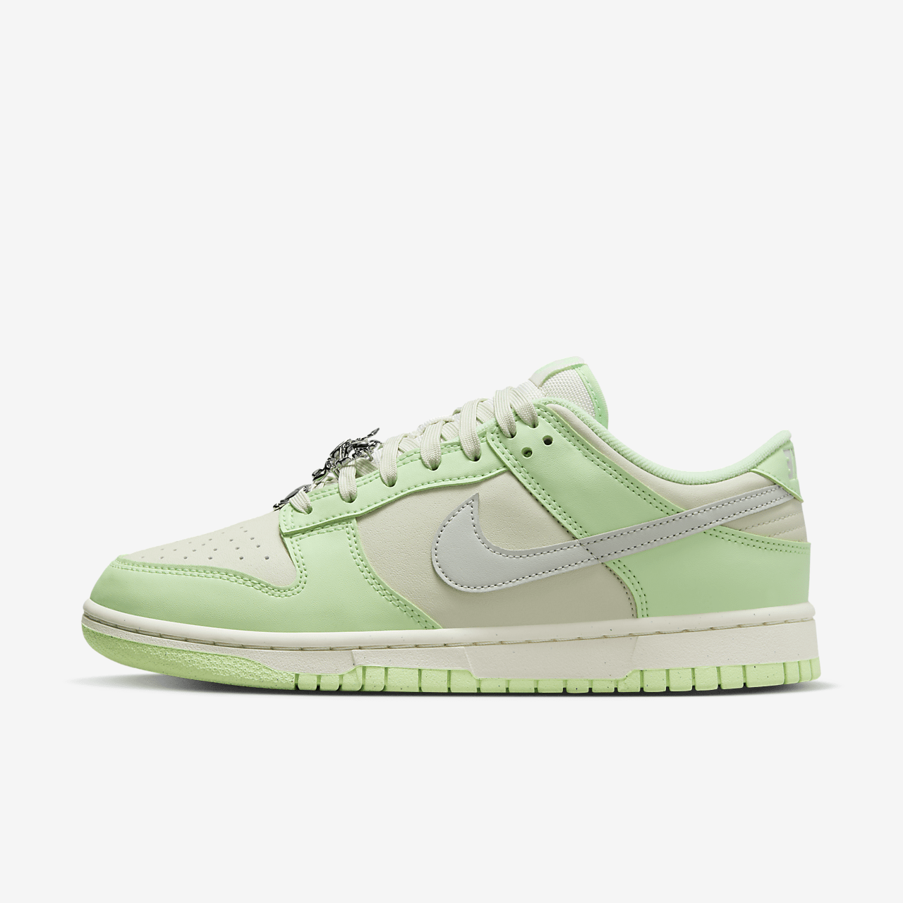 Nike Dunk Low sneaker Sea Glass/Vapor Green/Sail/Light Silver