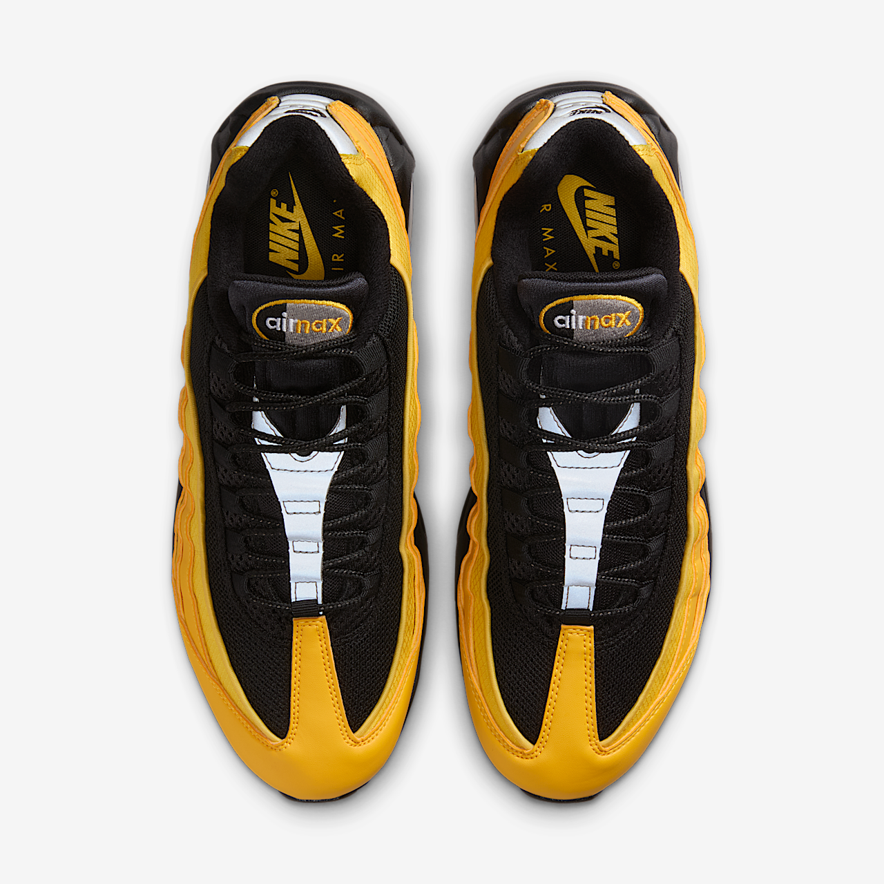 Nike Air Max sneaker Varsity Maize/Zwart/Metallic Silver/Zwart