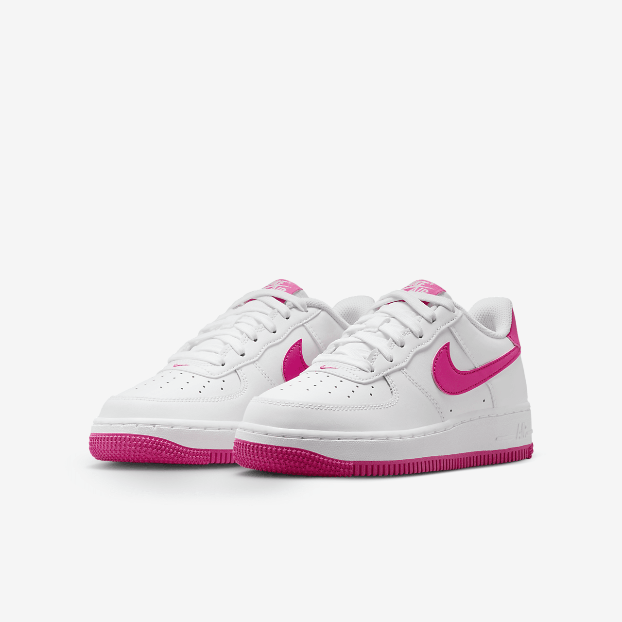 Nike Air Force 1 sneaker Wit/Laser Fuchsia