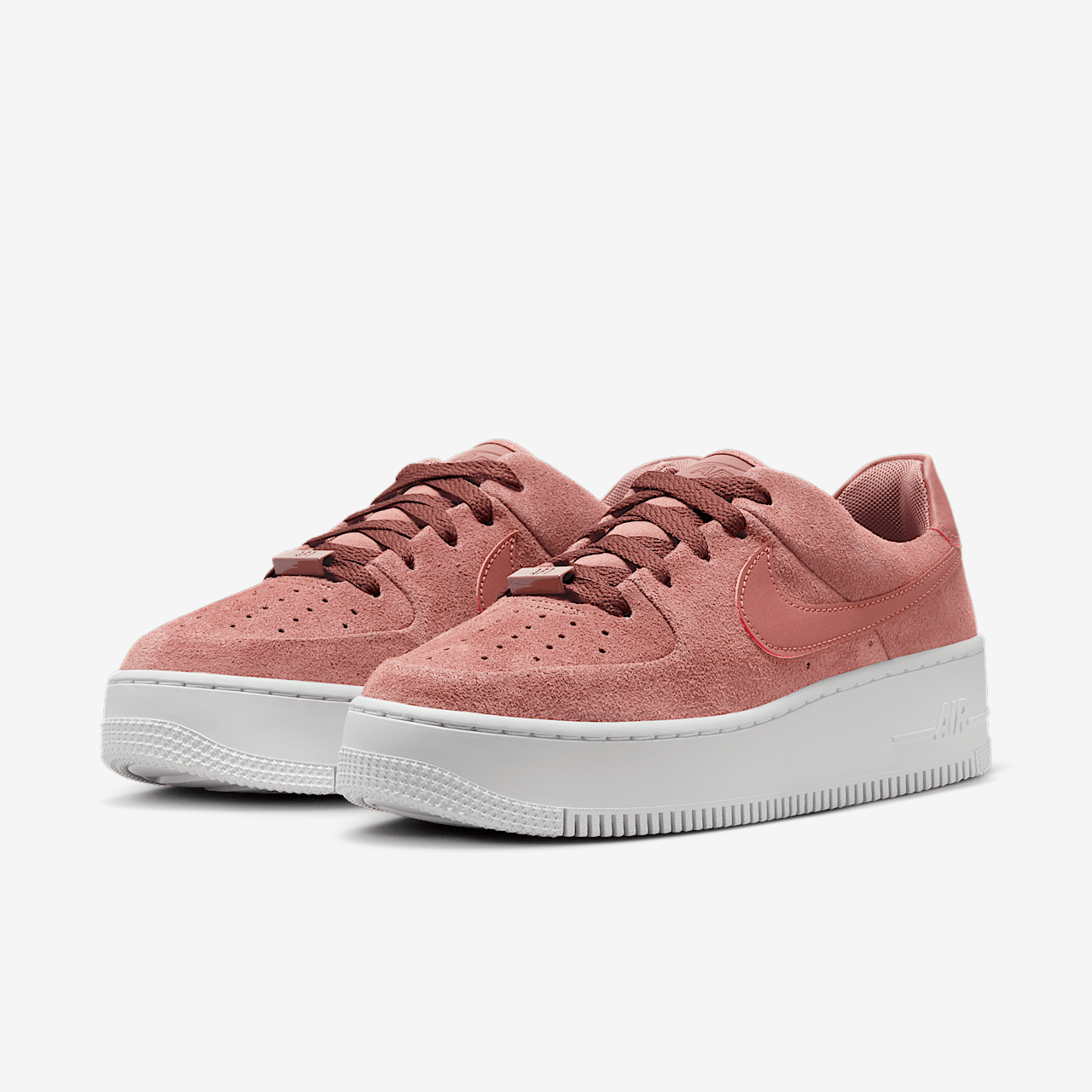 Nike Air Force 1 sneaker Red Sepia/Wit/Red Sepia