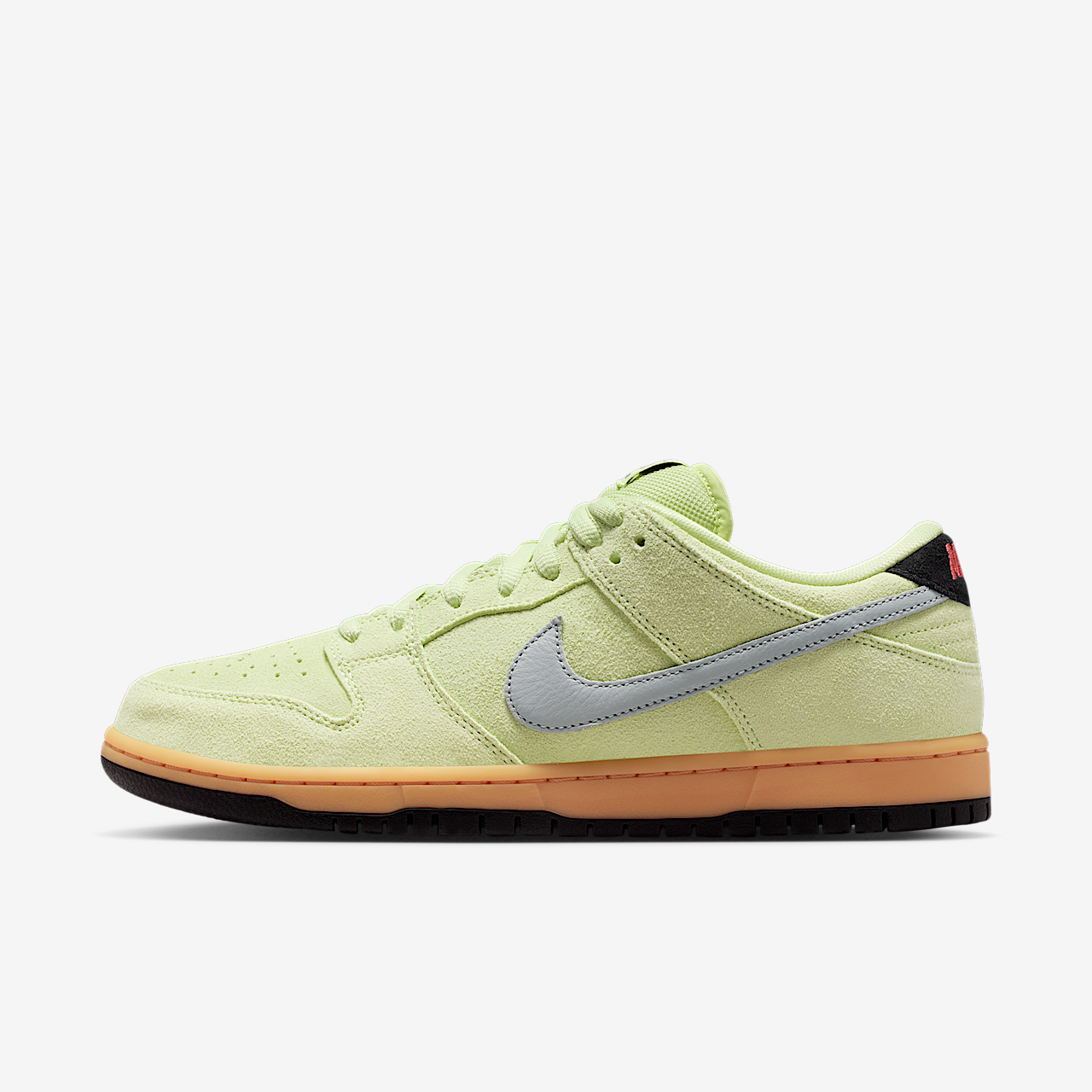 Nike Dunk Low sneaker Pistachio Frost/Zwart/Gum Yellow/Wolf Grey