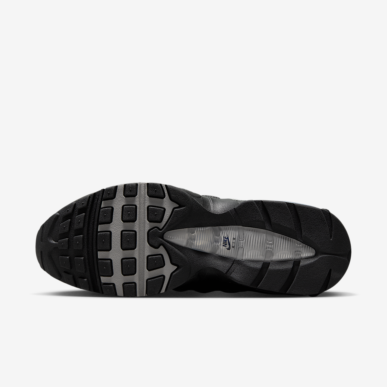 Nike Air Max sneaker Zwart/Zwart/Wit/Metallic Silver