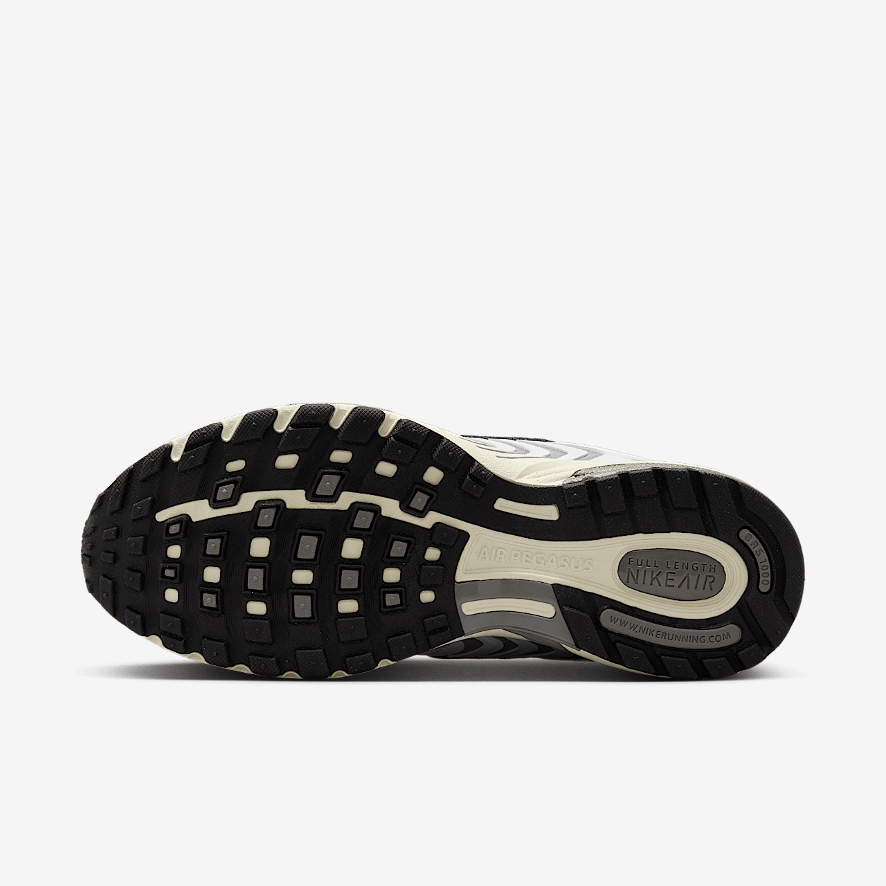 Nike Pegasus sneaker Wit/Coconut Milk/Zwart/Metallic Silver
