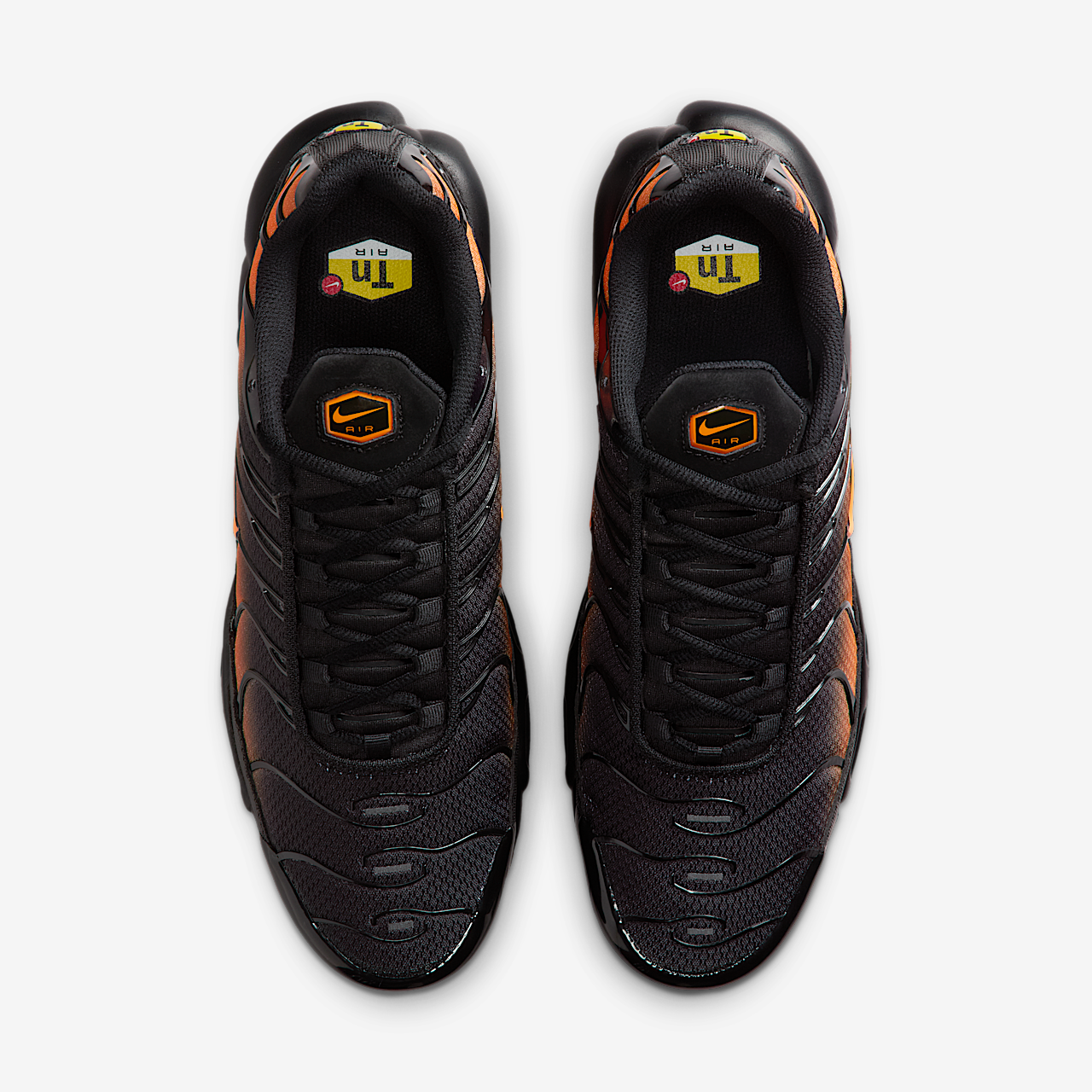 Nike Air Max Plus sneaker Zwart/Zwart/Total Orange