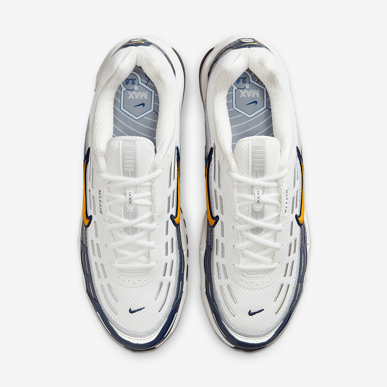 Nike Air Max sneaker Wit/Midnight Navy/Wolf Grey/Varsity Maize