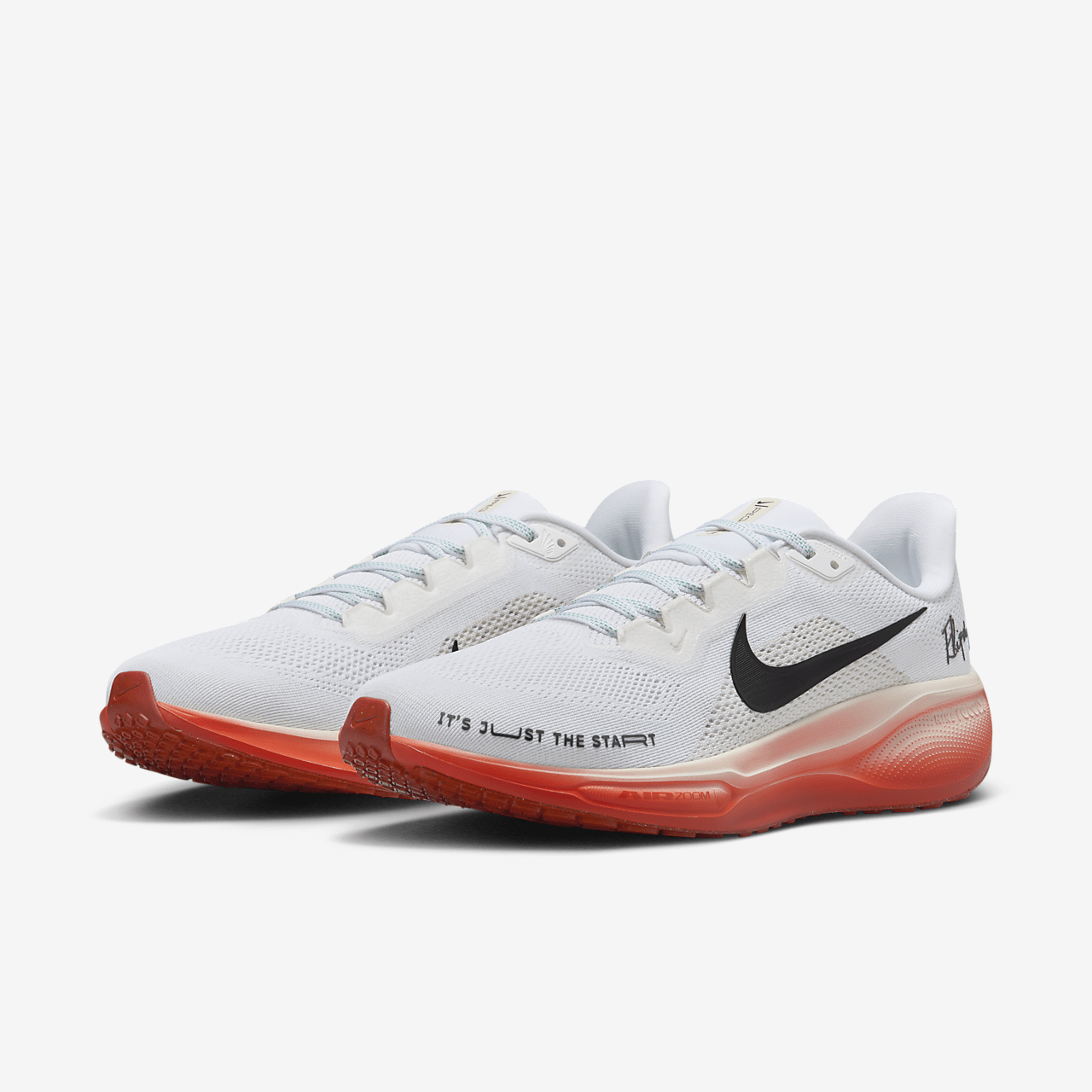 Nike Pegasus sneaker Wit/Pale Ivory/Dragon Red/Zwart