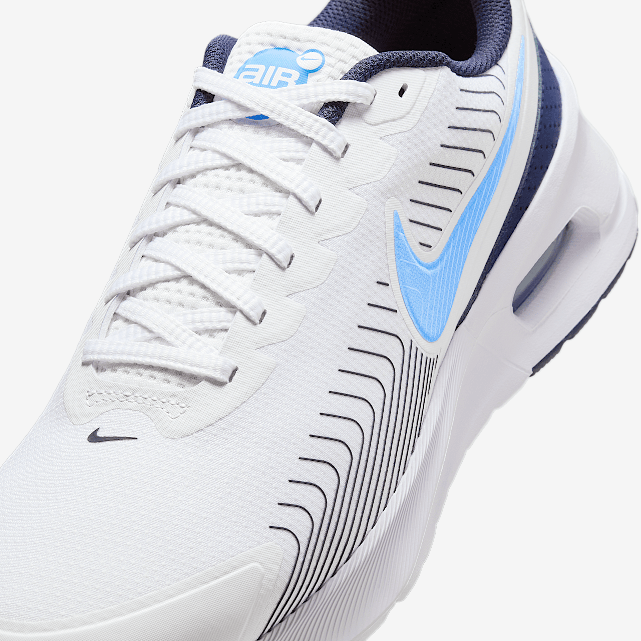 Nike Air Max Nuaxis sneaker Wit/Obsidian/Obsidian/University Blue